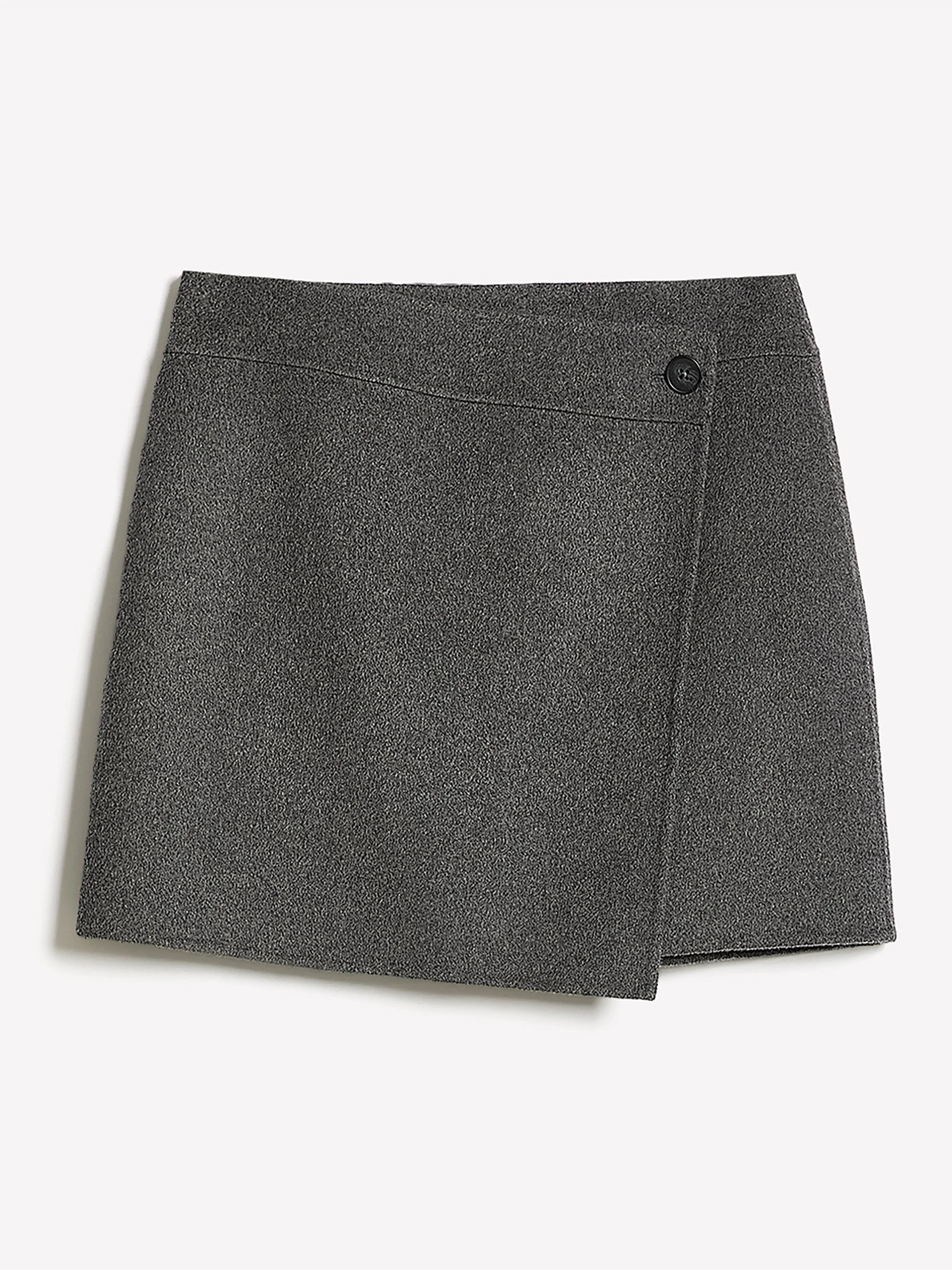 Melton Wrap Mini Skirt - Image 4