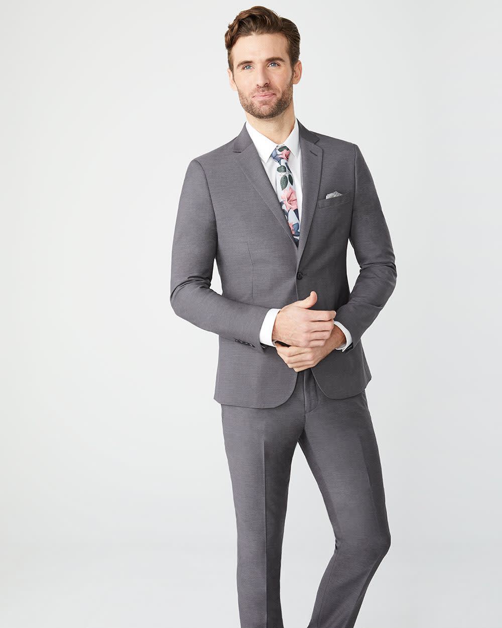 Essential Tailored Fit Wool-Blend Suit Blazer - Image 8