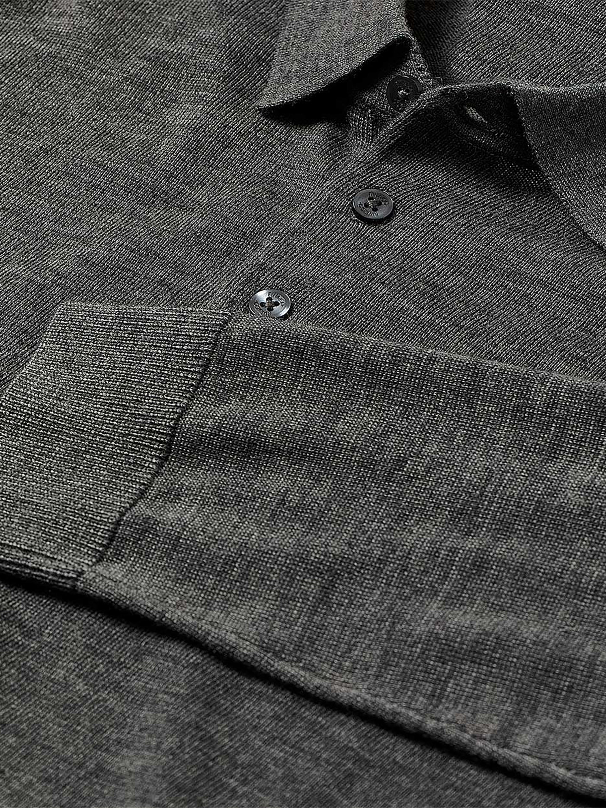 Merino Wool Polo Sweater - Image 17