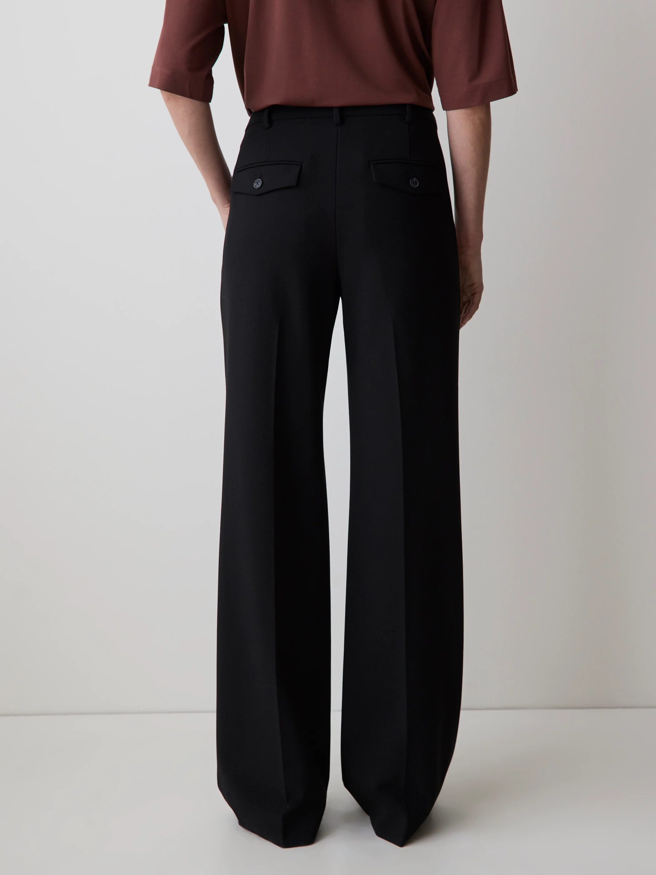 Mid-Rise Wide-Leg Heavy Twill Pant - Image 3
