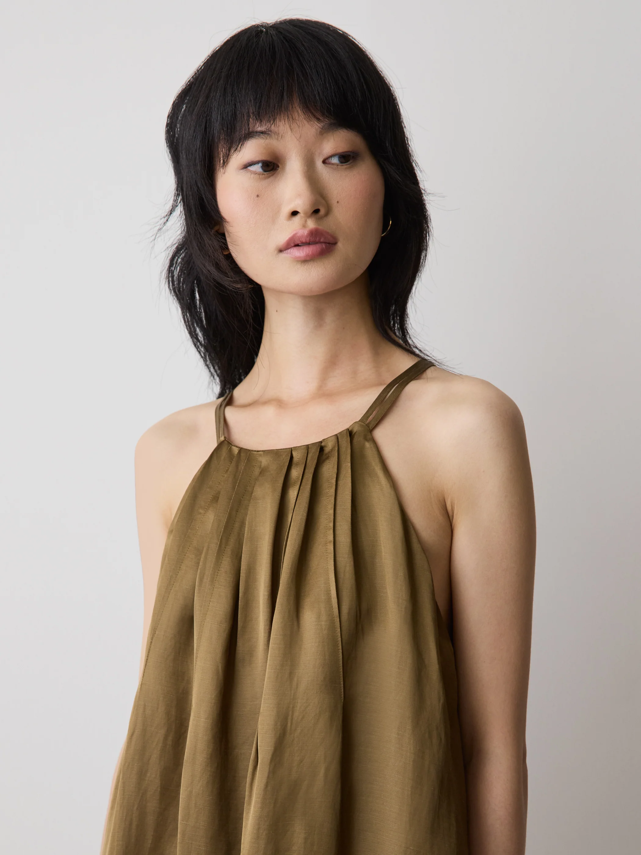 Sleeveless Halter-Neck Midi Dress - Image 10
