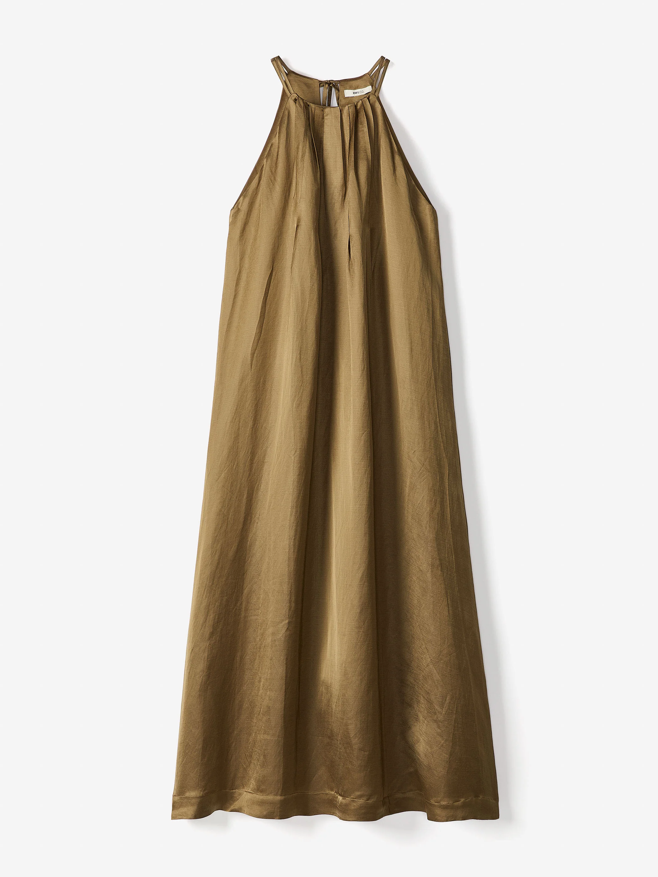 Sleeveless Halter-Neck Midi Dress - Image 12