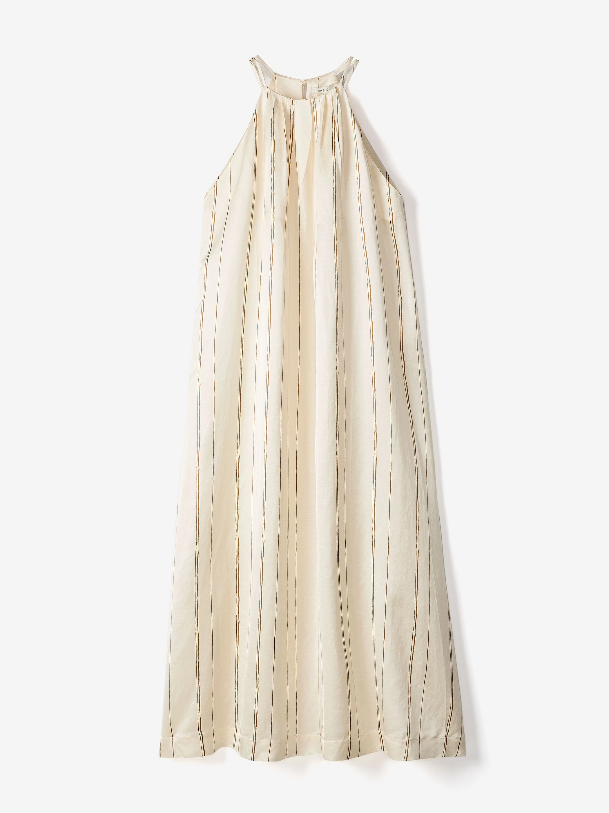 Sleeveless Halter-Neck Midi Dress - Image 6