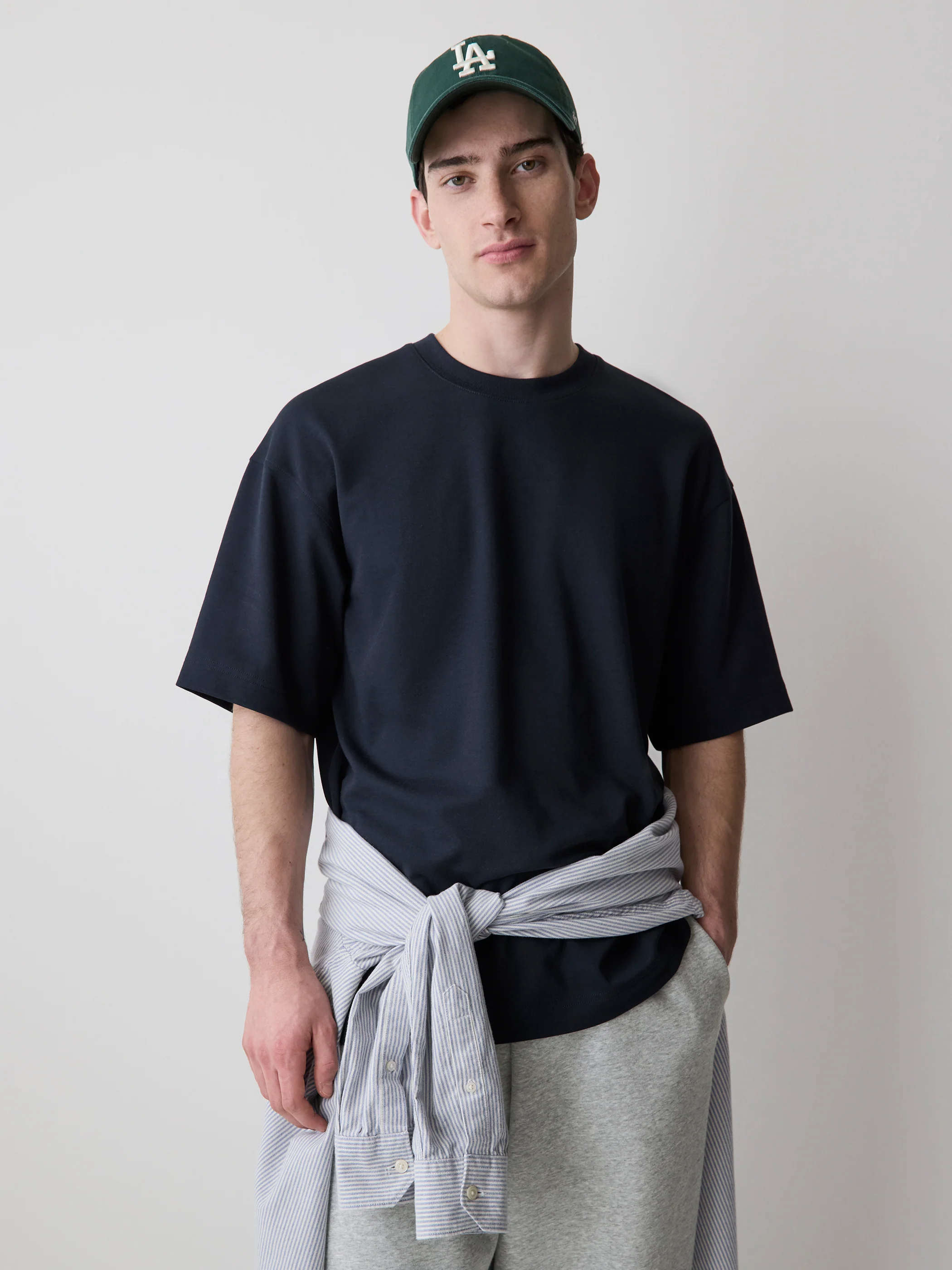 Oversized Short-Sleeve Crew-Neck Tee - Image 11