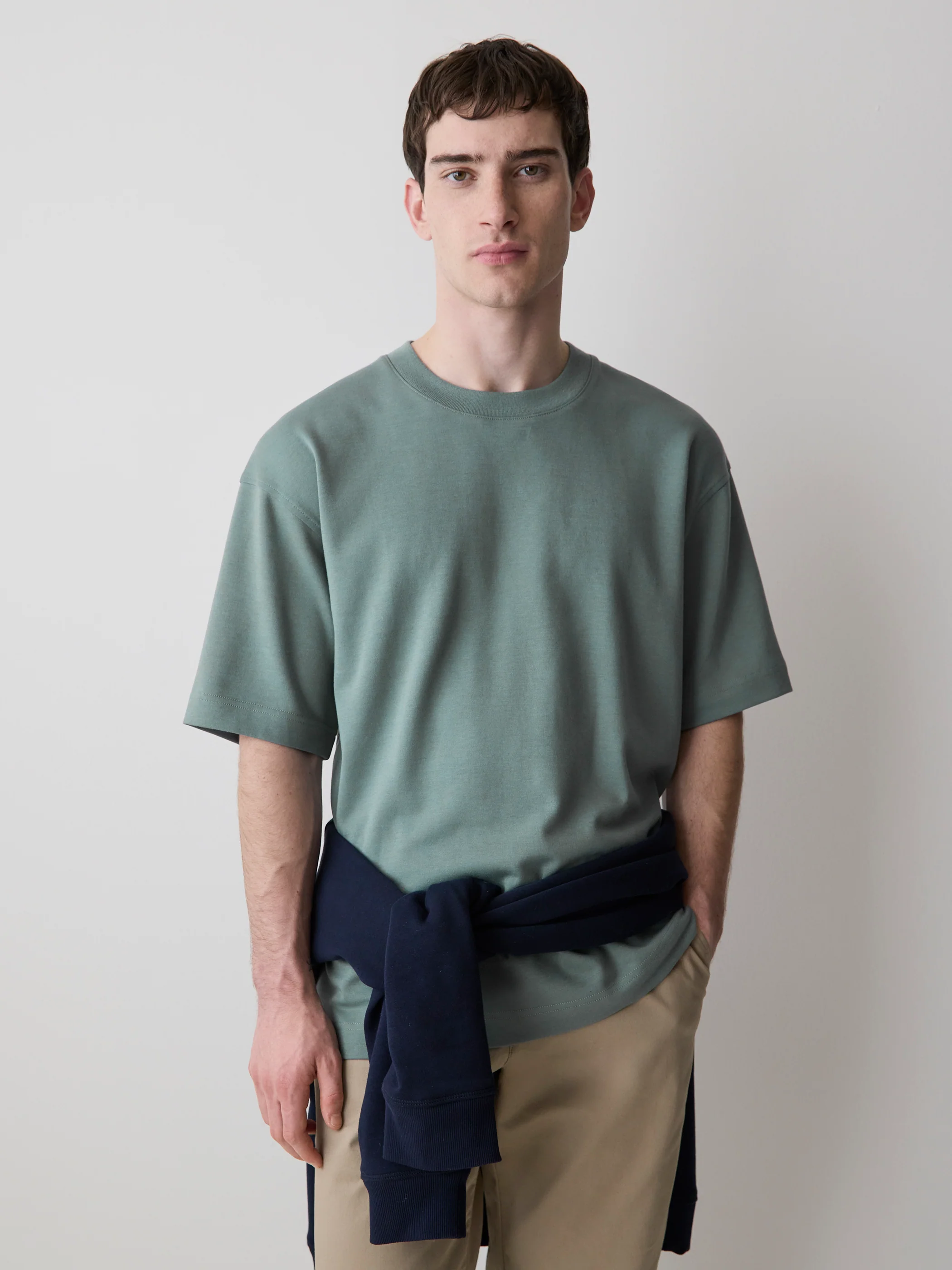 Oversized Short-Sleeve Crew-Neck Tee - Image 16