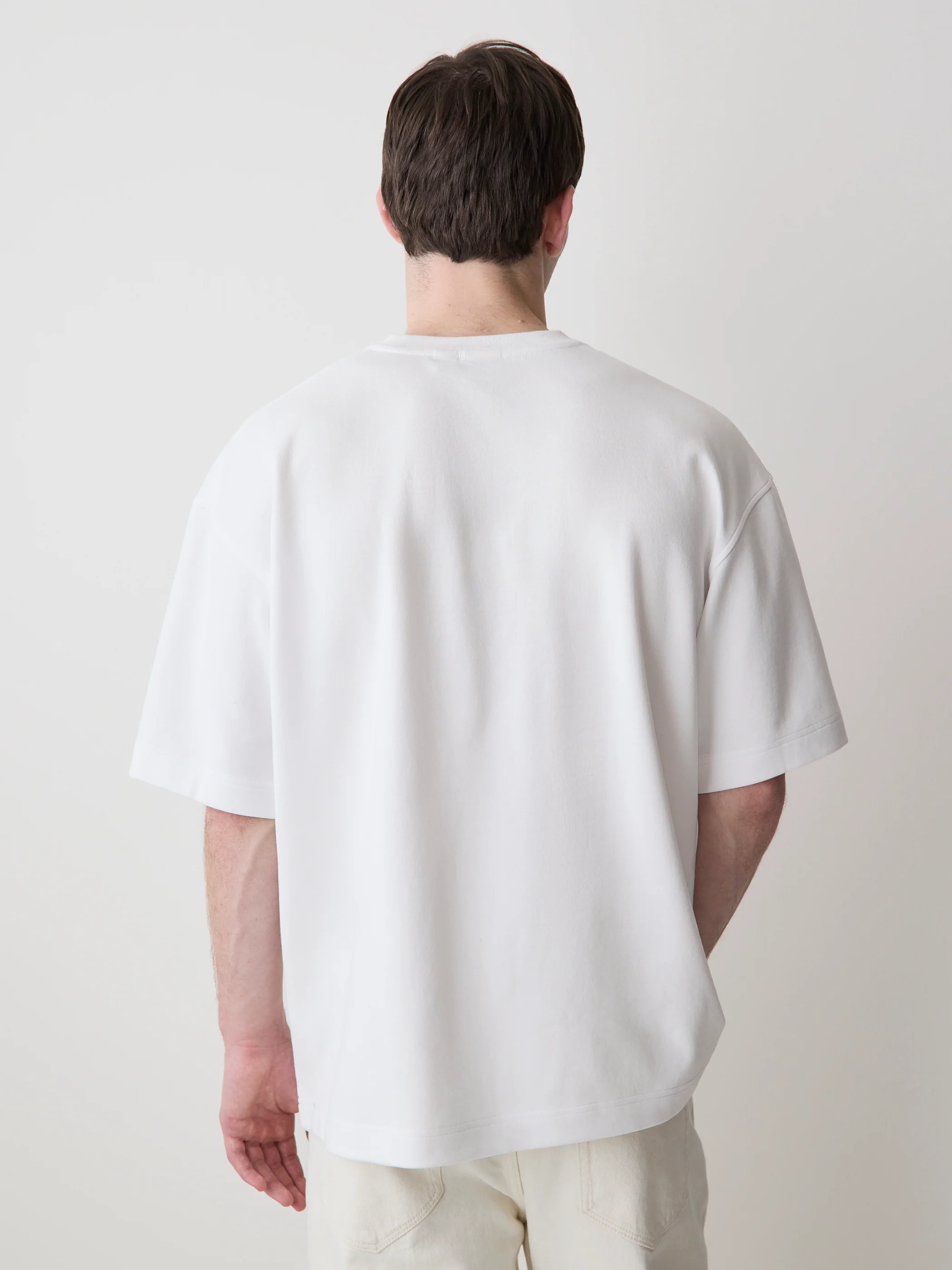 Oversized Short-Sleeve Crew-Neck Tee - Image 3