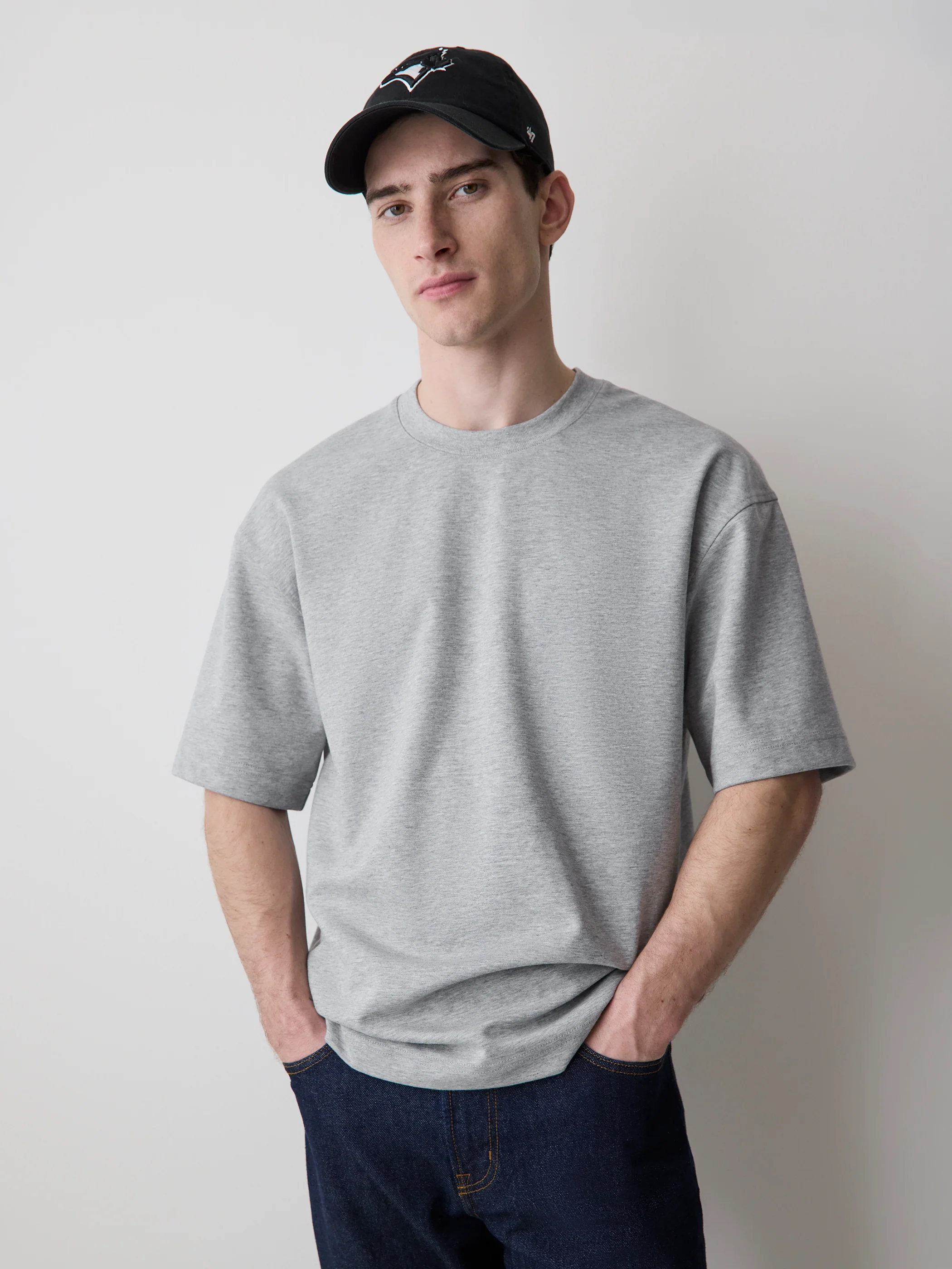 Oversized Short-Sleeve Crew-Neck Tee - Image 6