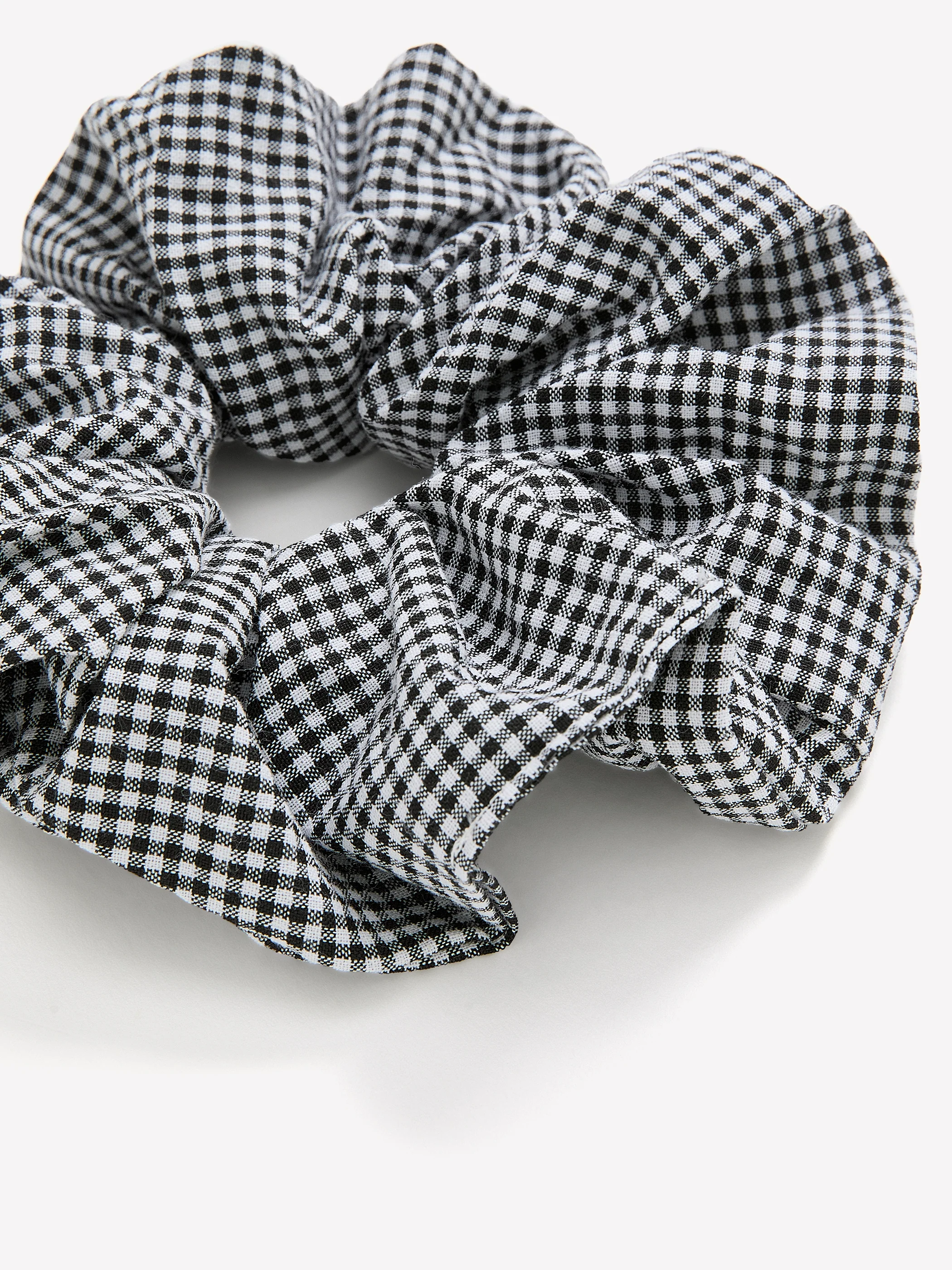 Oversized Gingham Scrunchie - Image 2