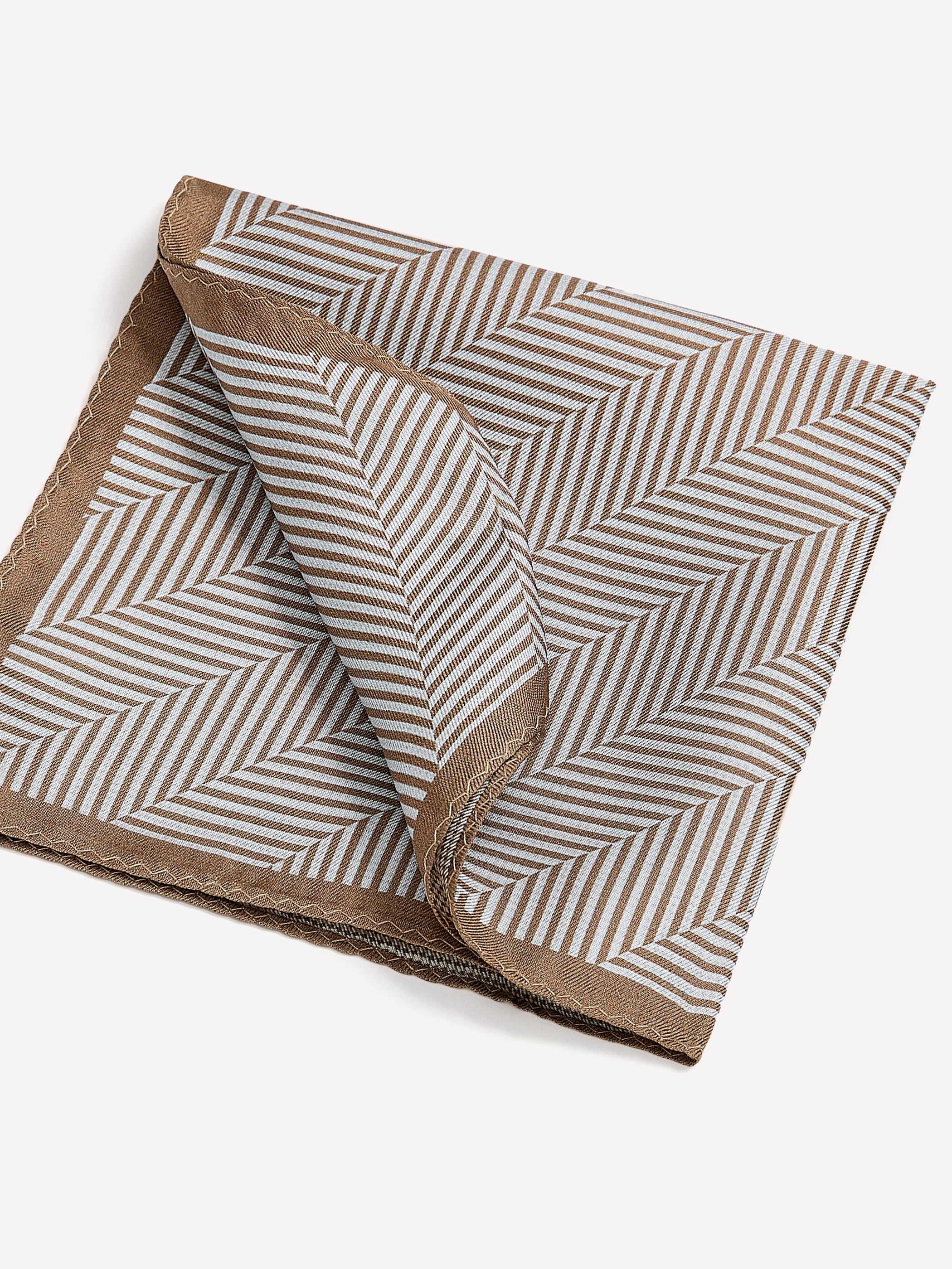 Reversible Handkerchief with Geometric Pattern - Image 2