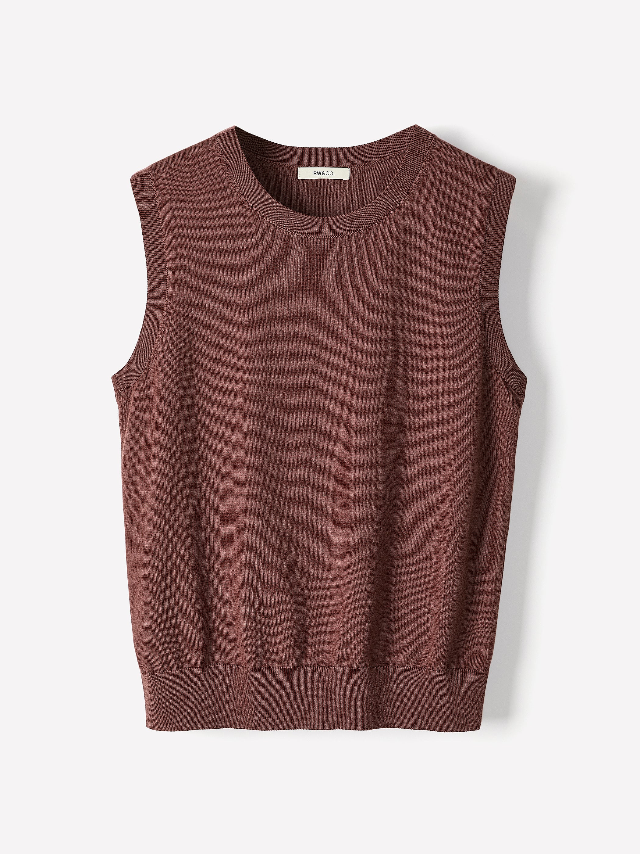 Sleeveless Scoop-Neck Sweater - Image 10
