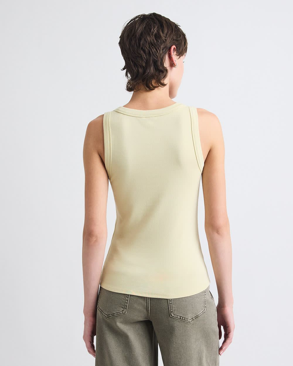 Scoop-Neck Cami with Wide Straps - Image 13