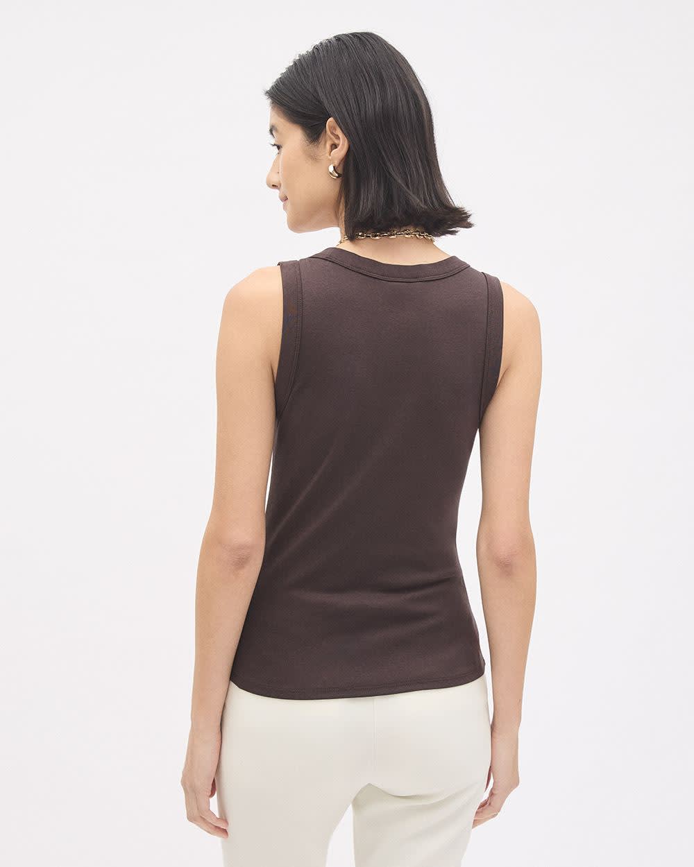 Scoop-Neck Cami with Wide Straps - Image 3