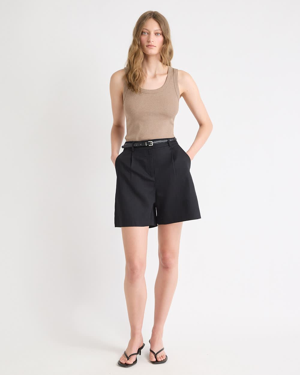 Scoop-Neck Cami with Wide Straps - Image 7