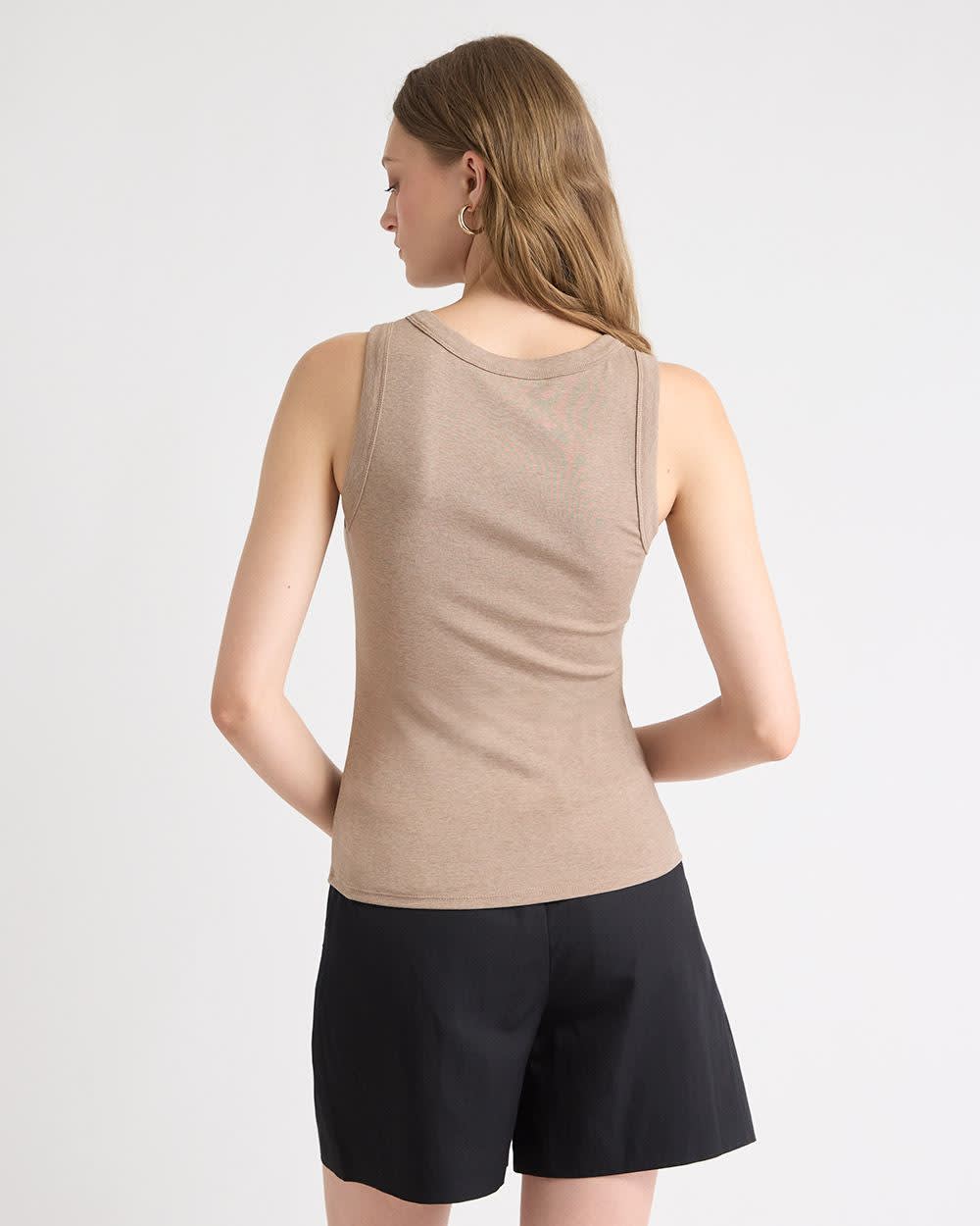 Scoop-Neck Cami with Wide Straps - Image 8
