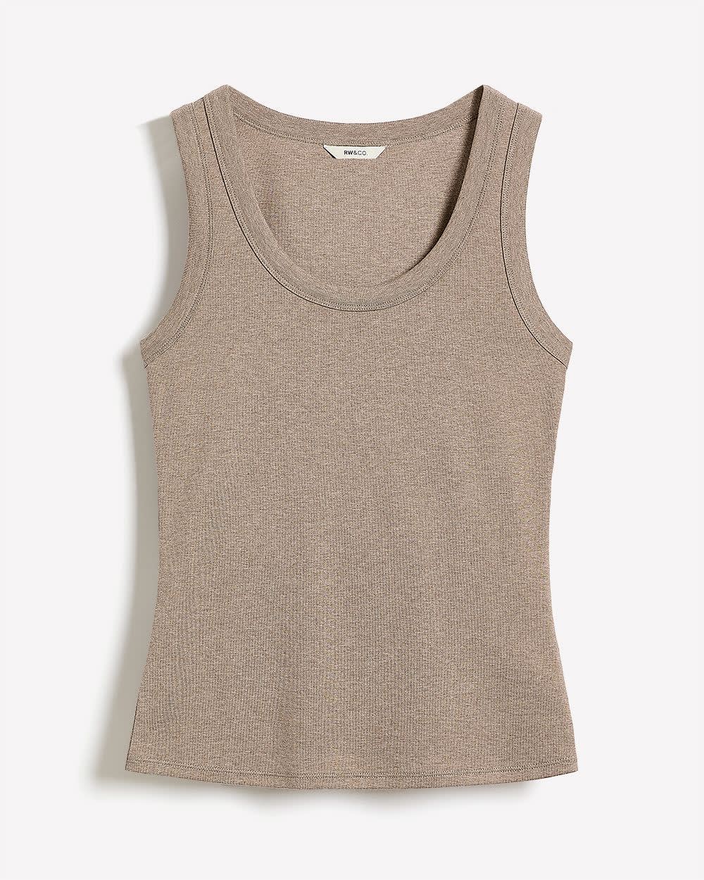 Scoop-Neck Cami with Wide Straps - Image 9
