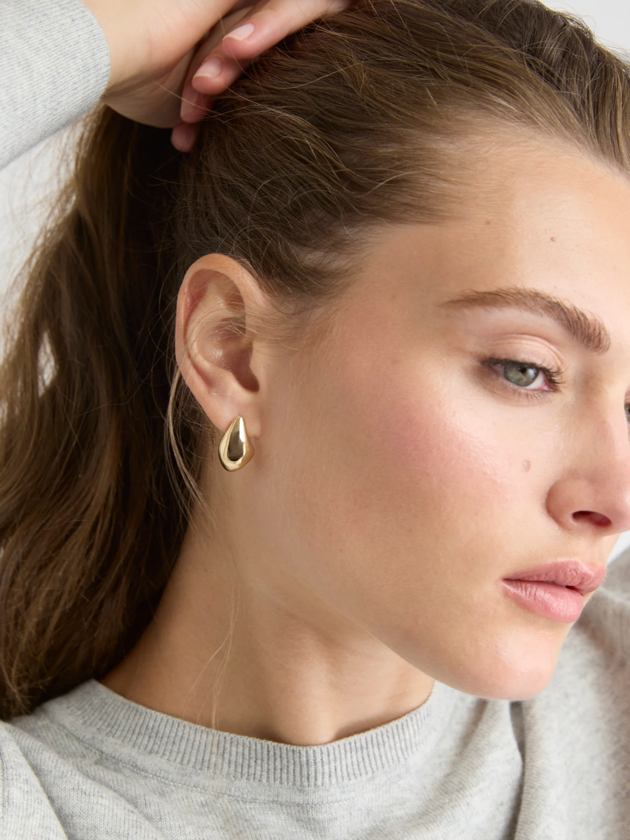 Sculptural Stud Earrings - Image 4