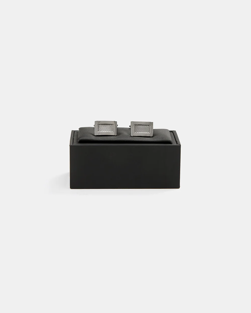 Shiny Gunmetal Cuff Links - Image 4