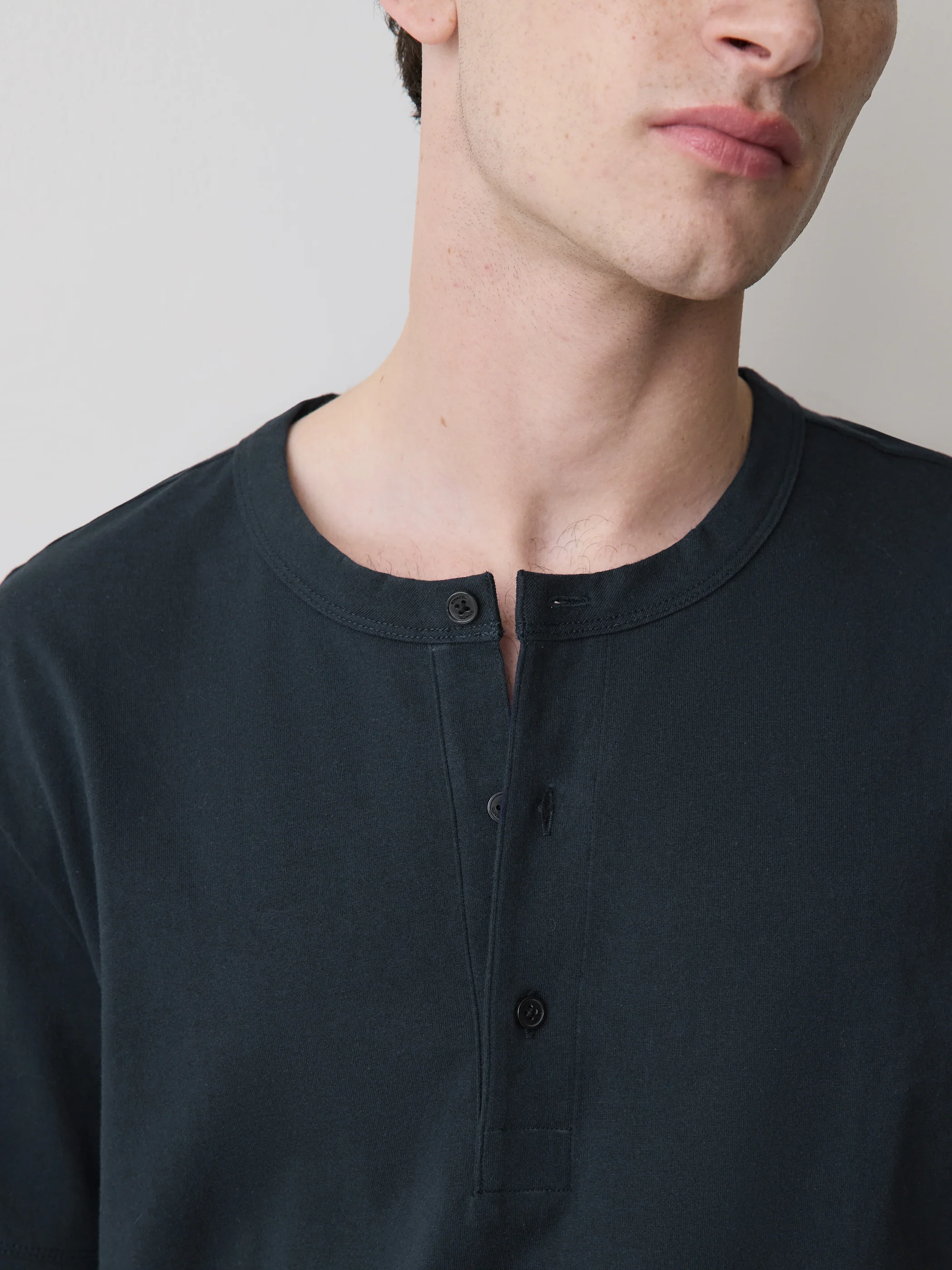 Short-Sleeve Henley T-Shirt - Image 21
