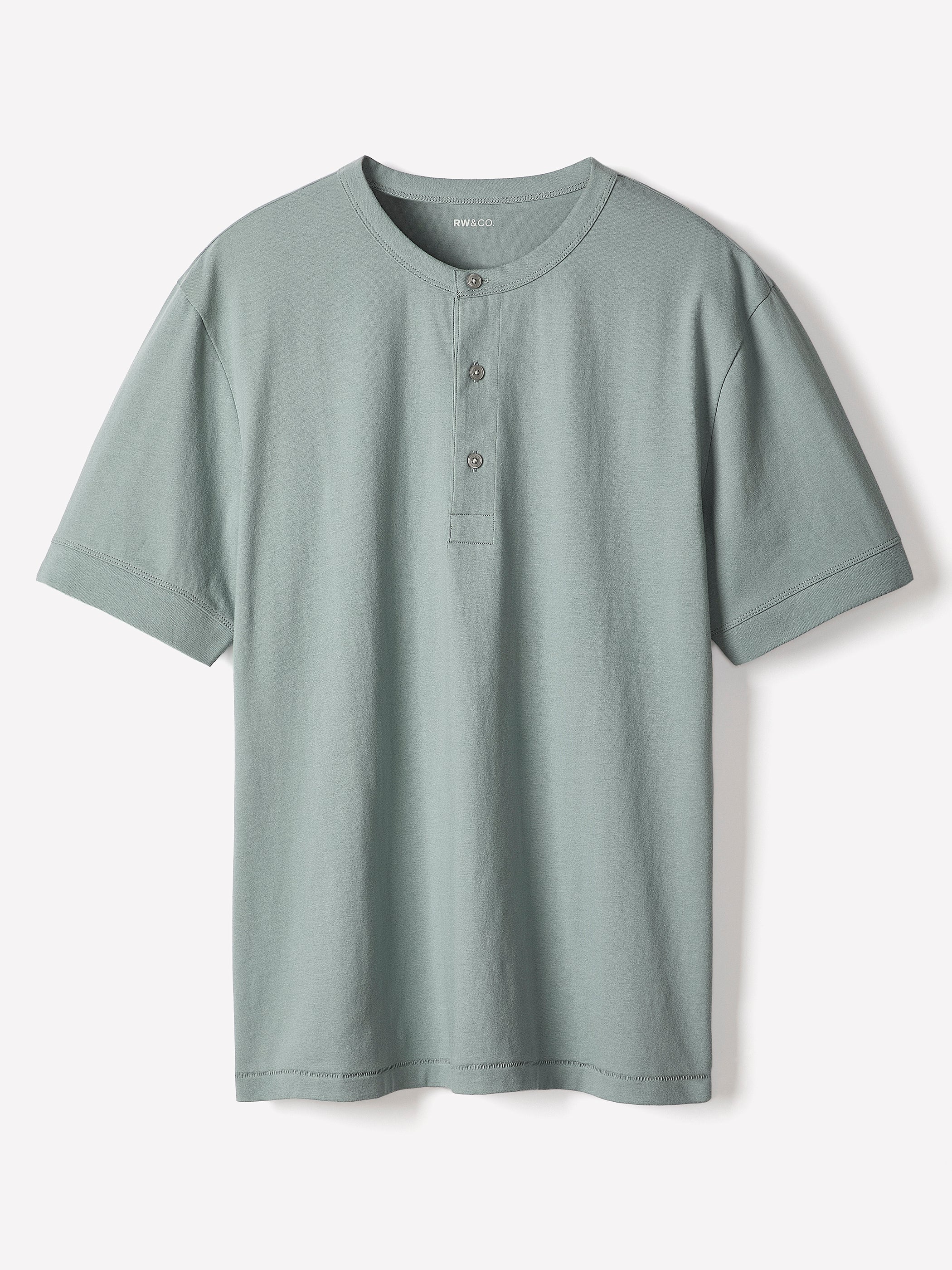 Short-Sleeve Henley T-Shirt - Image 28