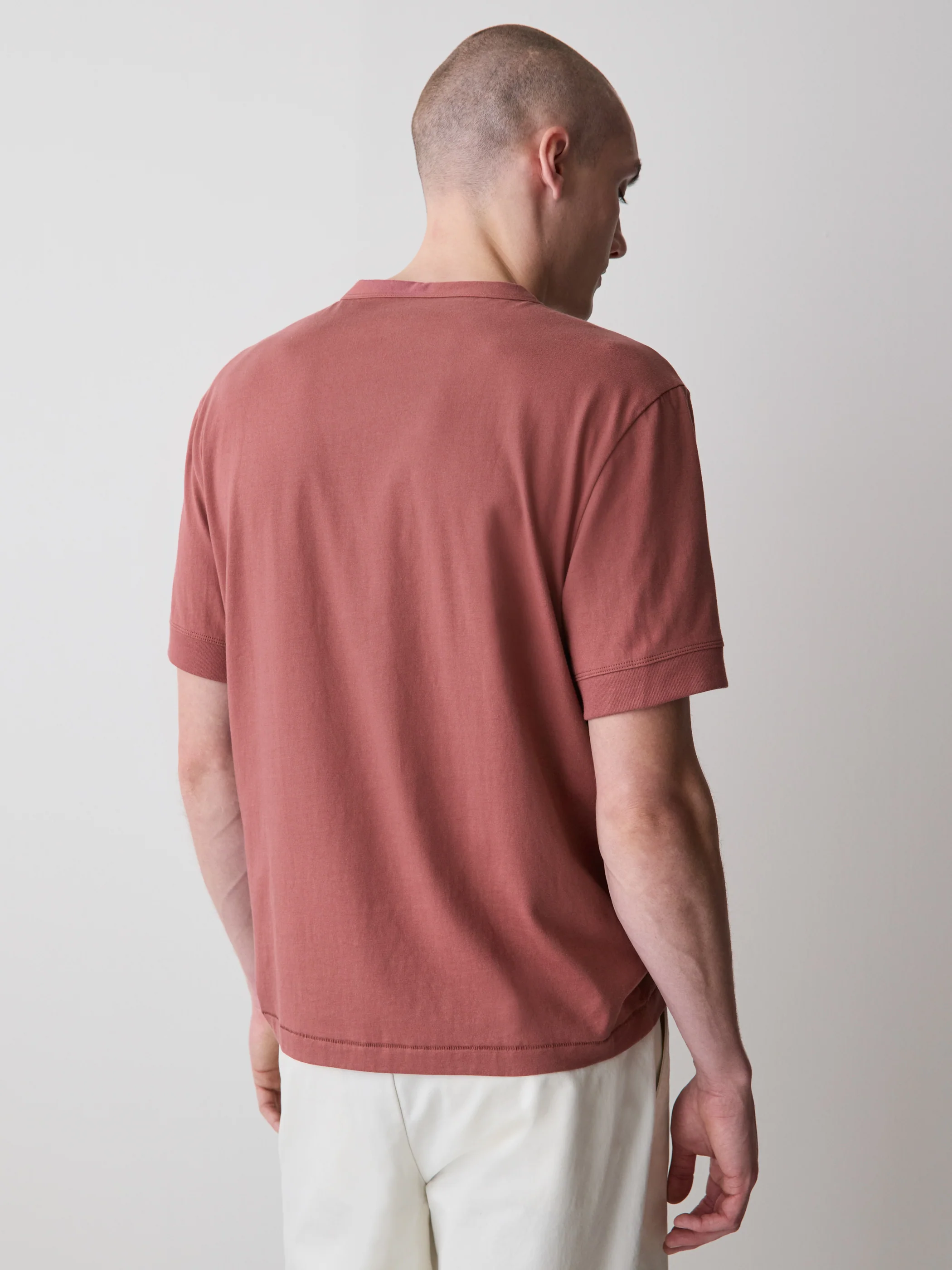 Short-Sleeve Henley T-Shirt - Image 9