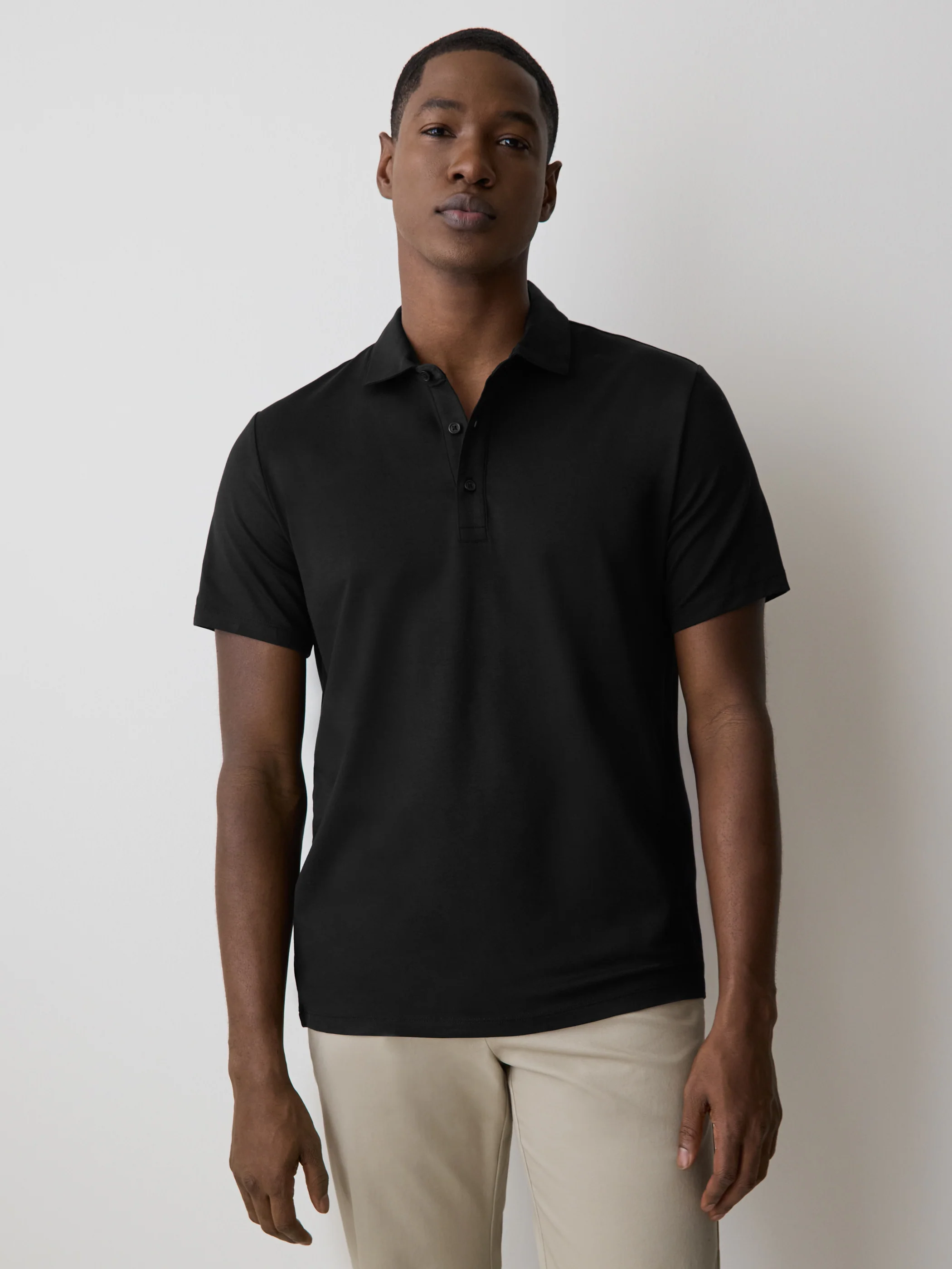 Short-Sleeve Supima (R) Cotton Jersey Polo - Image 4