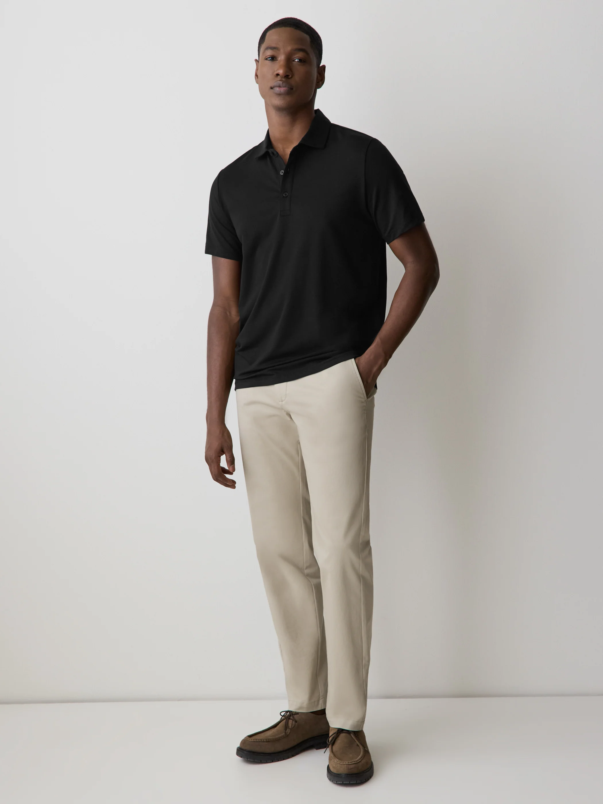 Short-Sleeve Supima (R) Cotton Jersey Polo - Image 5