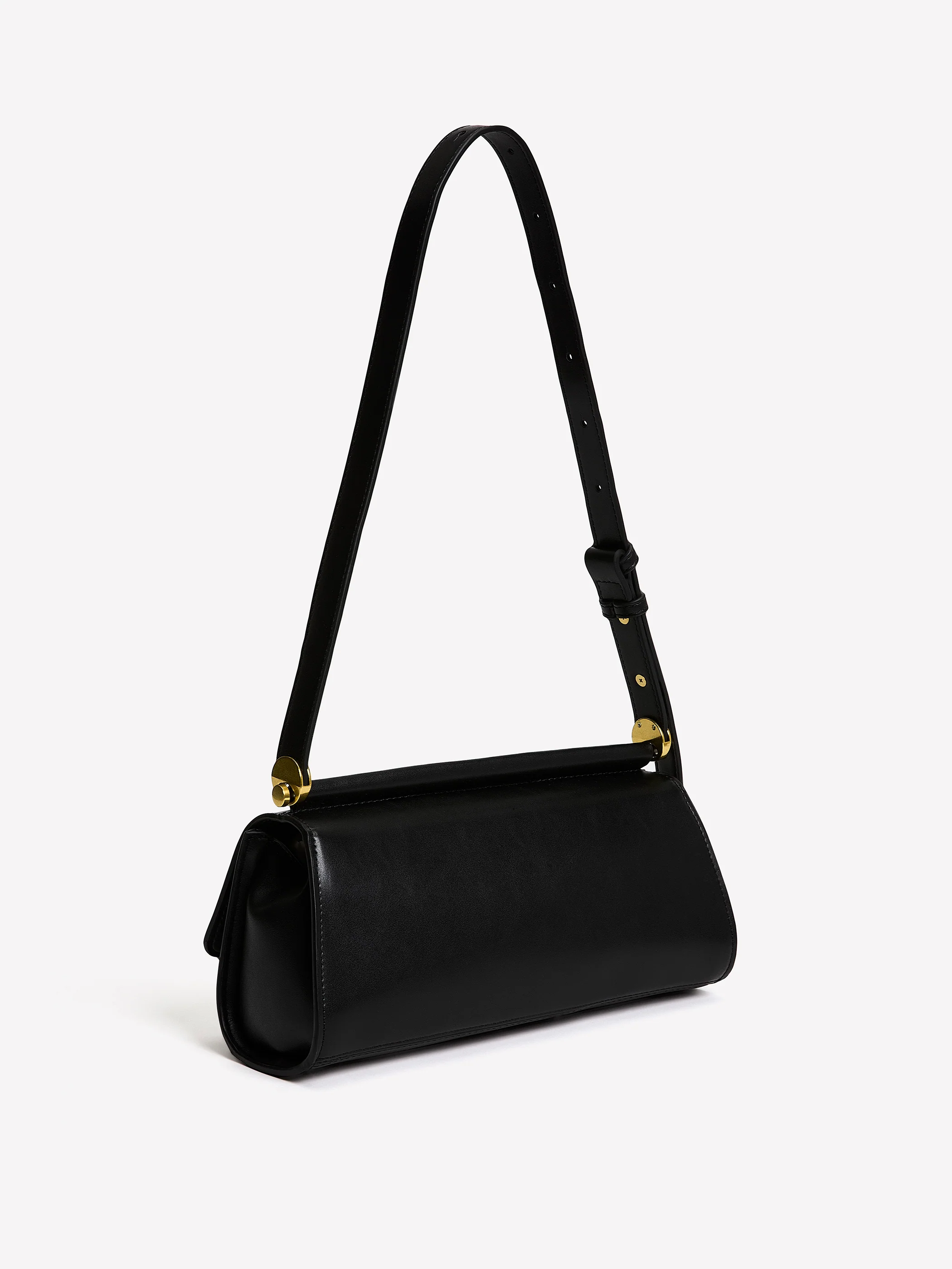 Faux Leather Shoulder Bag - Image 4