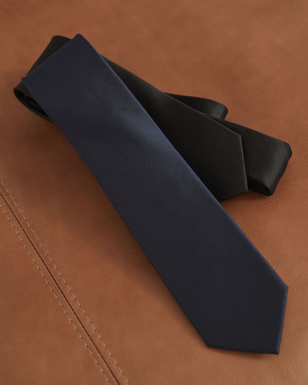 Skinny Dark Solid Tie - Image 6