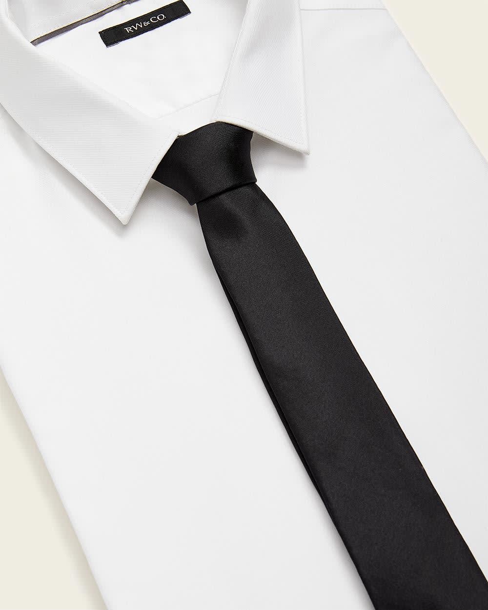 Skinny Dark Solid Tie - Image 8