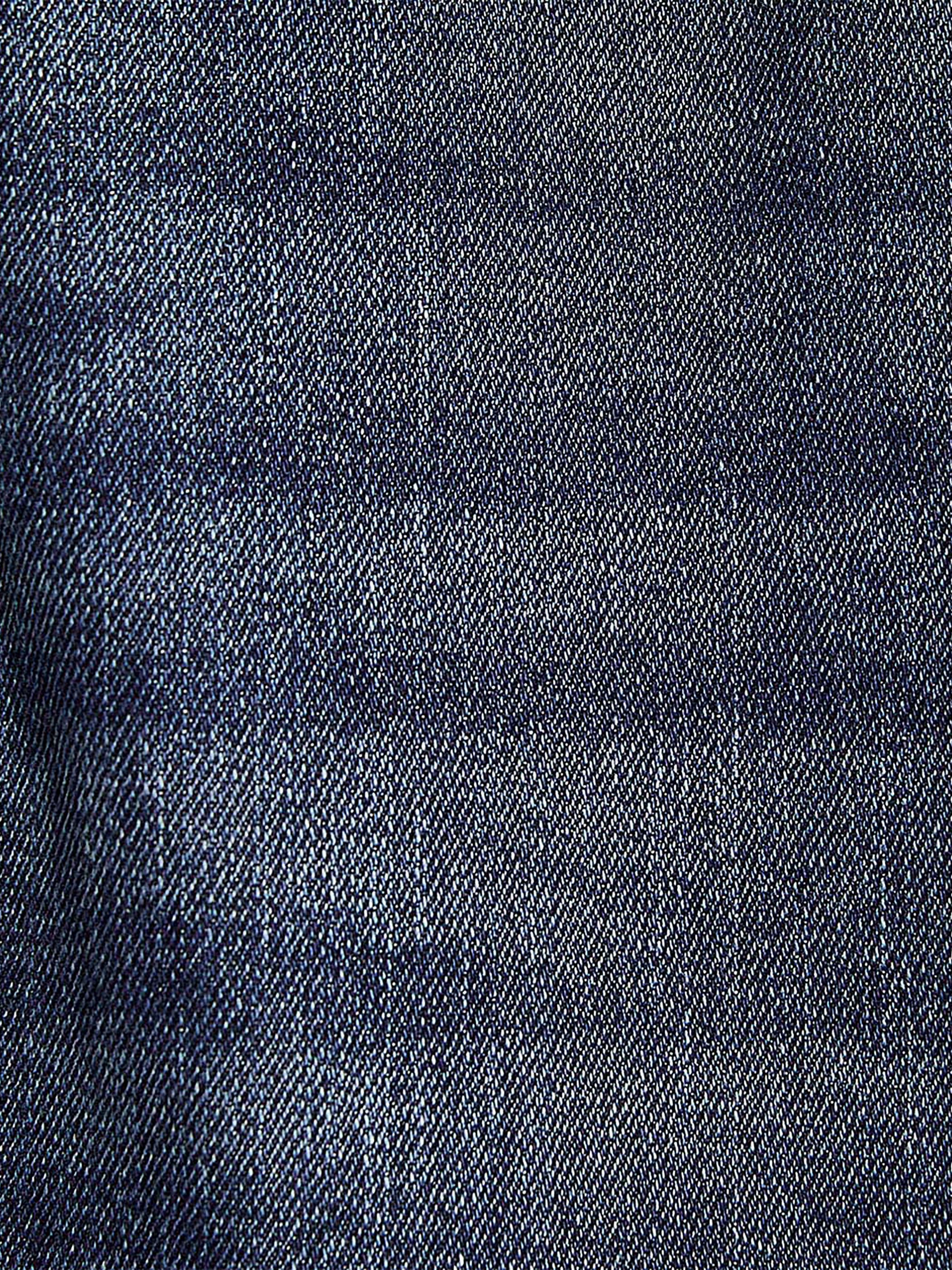 Deep-Blue Mid-Rise Skinny Jeans - Image 5