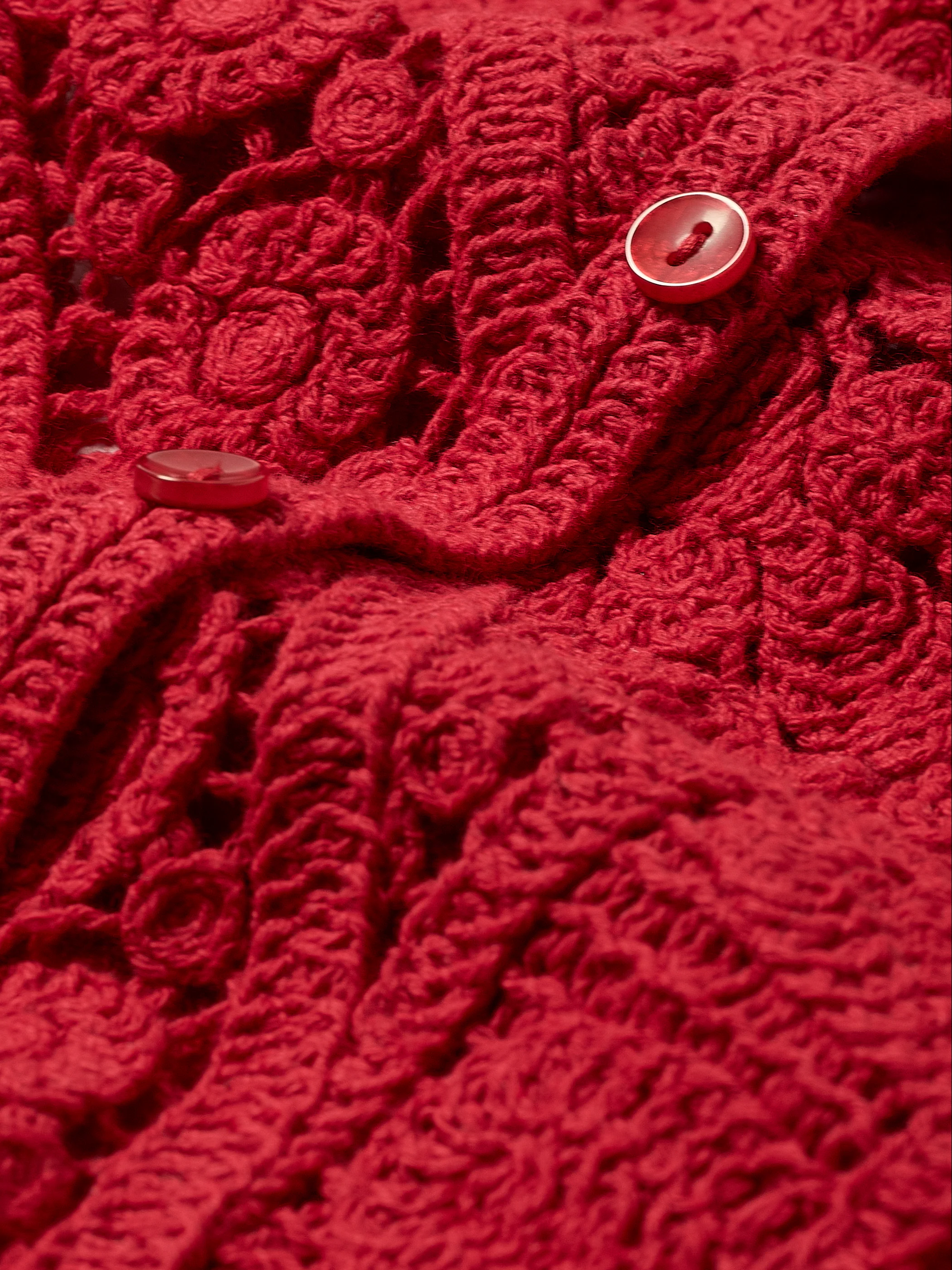 Buttoned-Down Crochet Tank Top - Image 5
