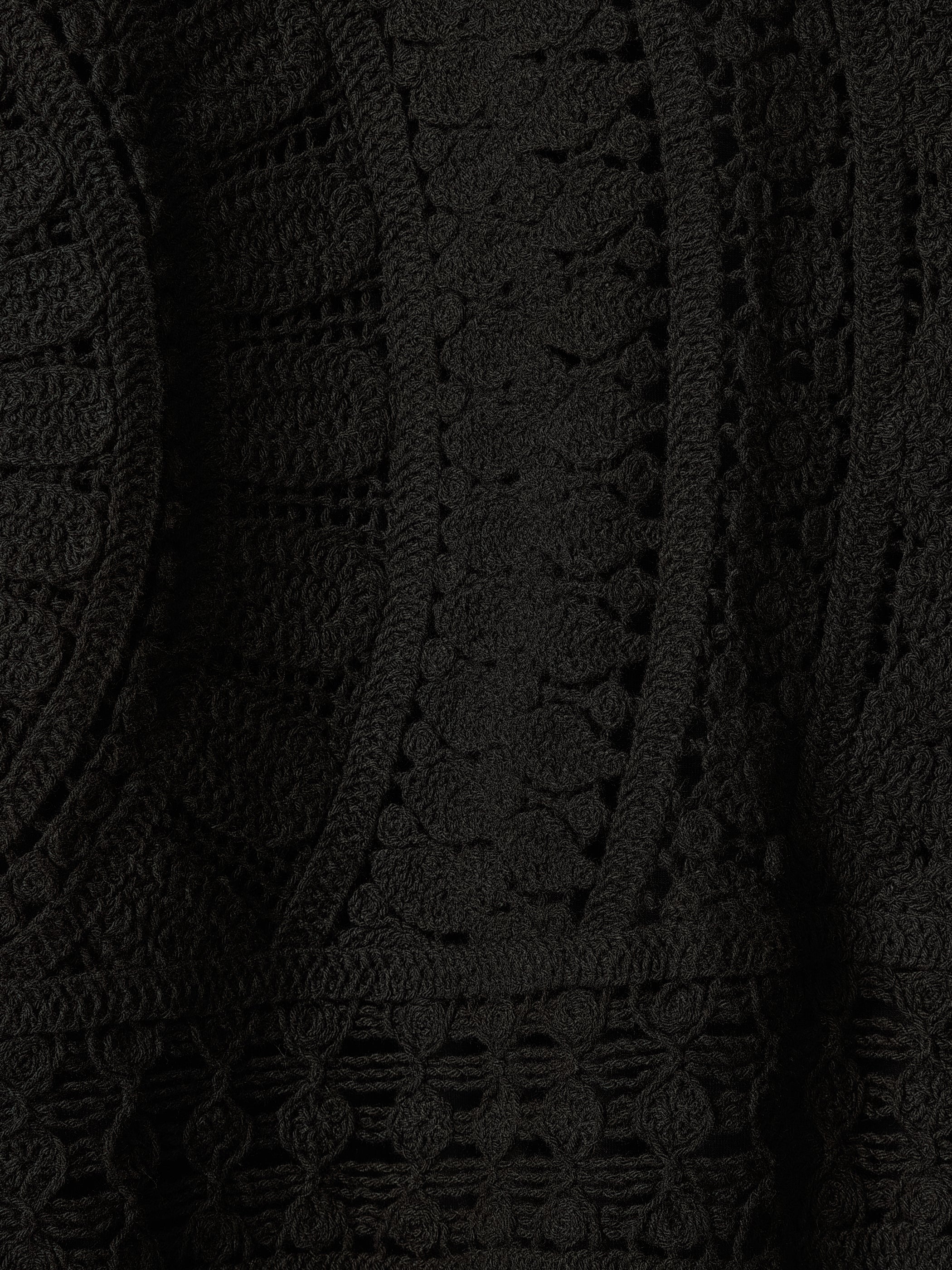 Sleeveless Crochet Mini Dress - Image 5