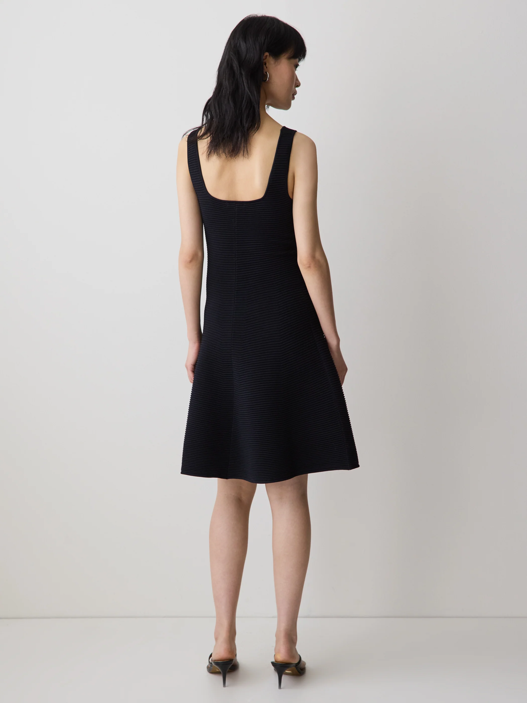 Sleeveless Square-Neck Mini Dress - Image 3