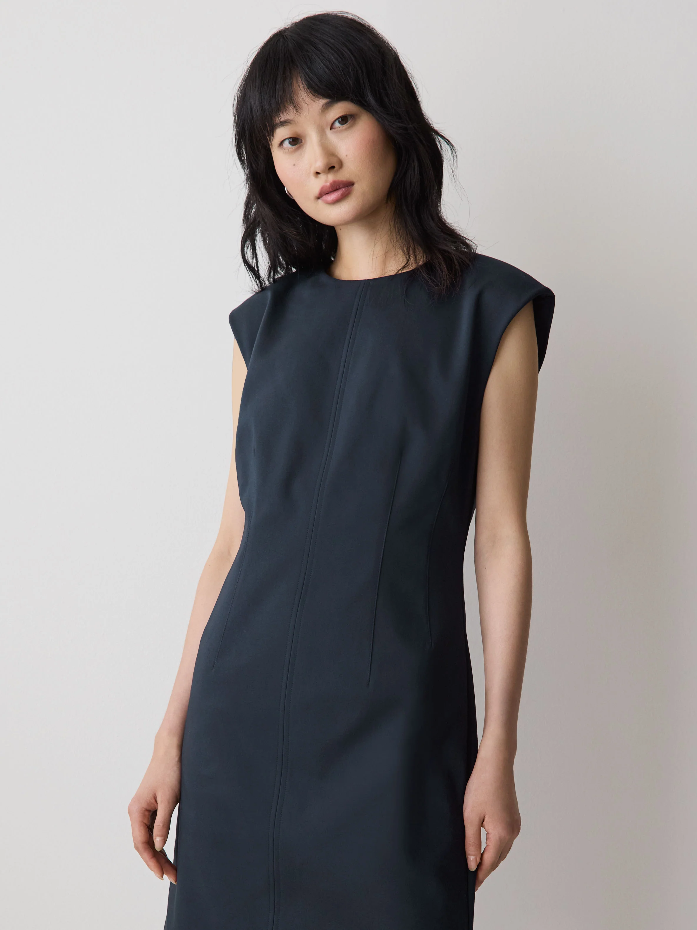 Sleeveless Crew-Neck Mini Dress - Image 8