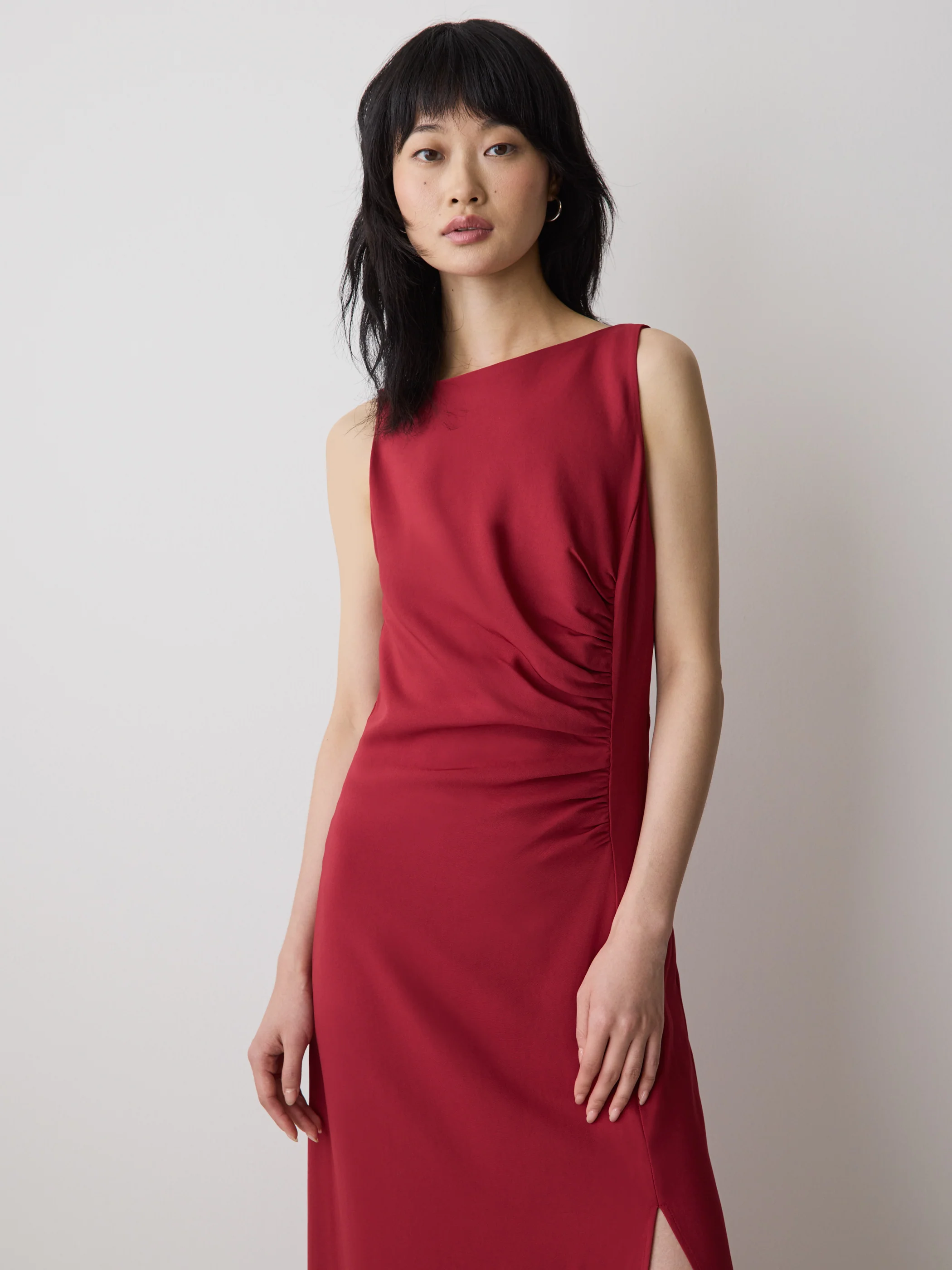 Sleeveless Boat-Neck Maxi Cocktail Dress - Image 8