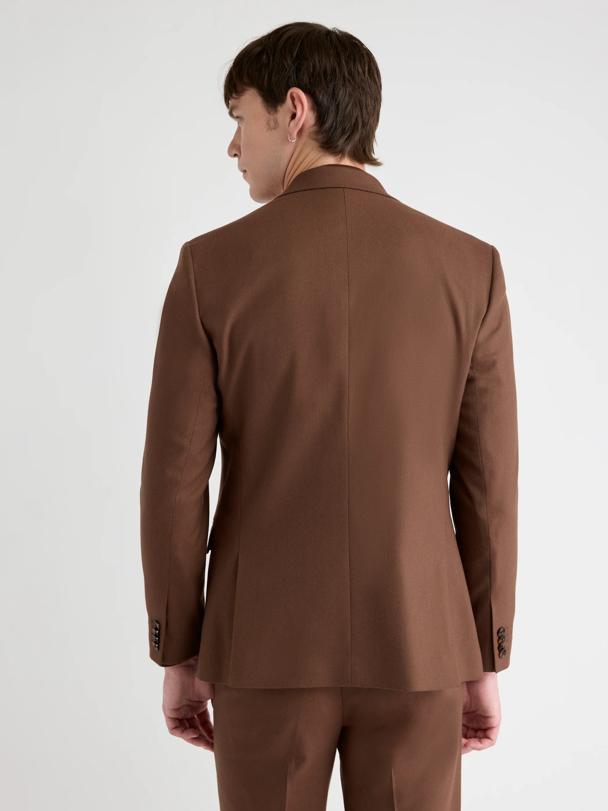 Slim Fit Clay Brushed Twill Blazer - Image 3