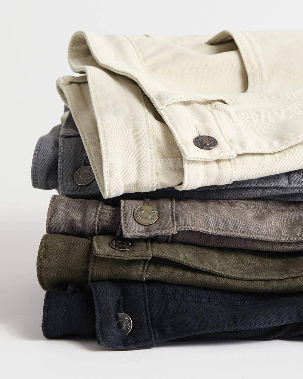 Slim-Fit 5-Pockets Pants - Image 46