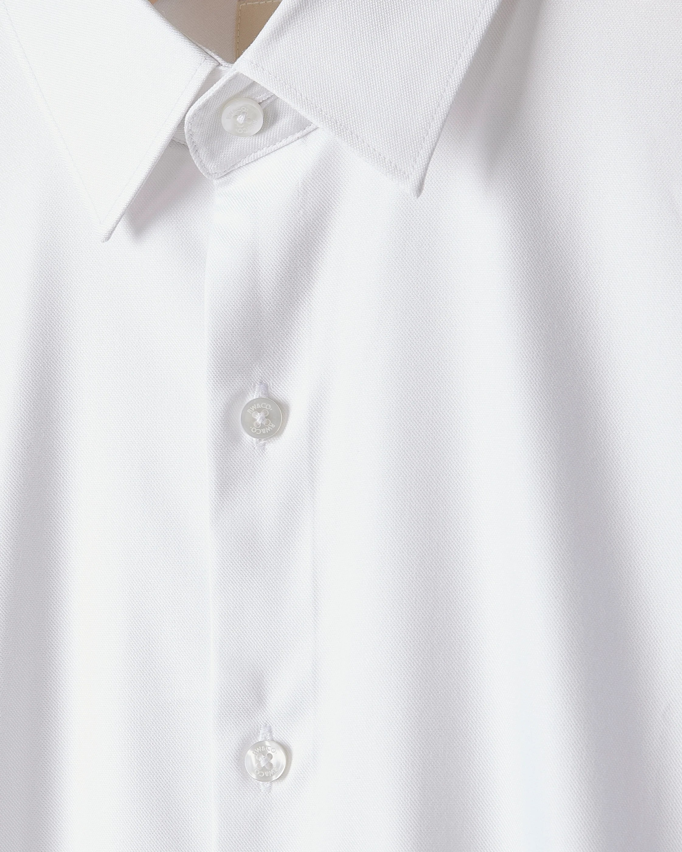 Short-Sleeve Slim Fit Knit-Like Dress Shirt - Image 7