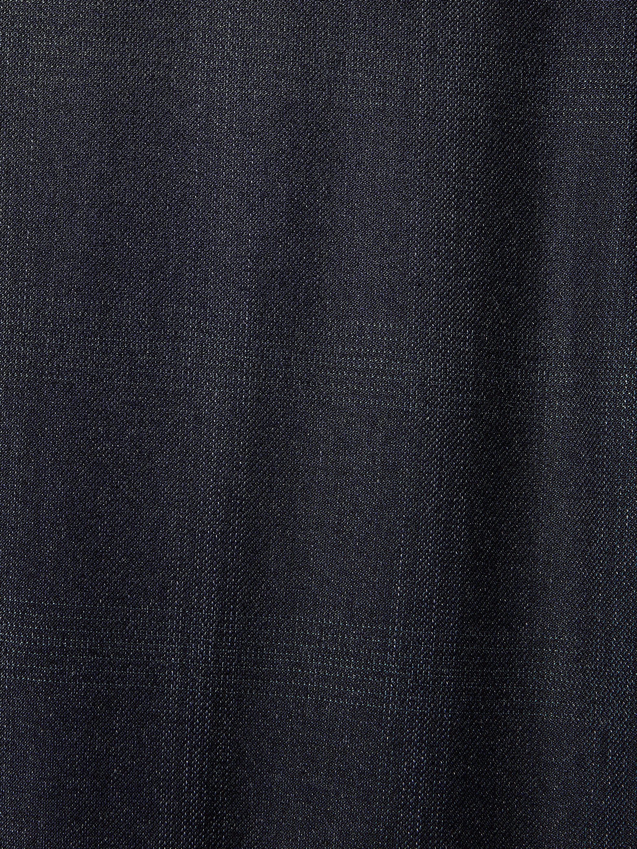 Slim Fit Navy Checkered Suit Pant - Image 5