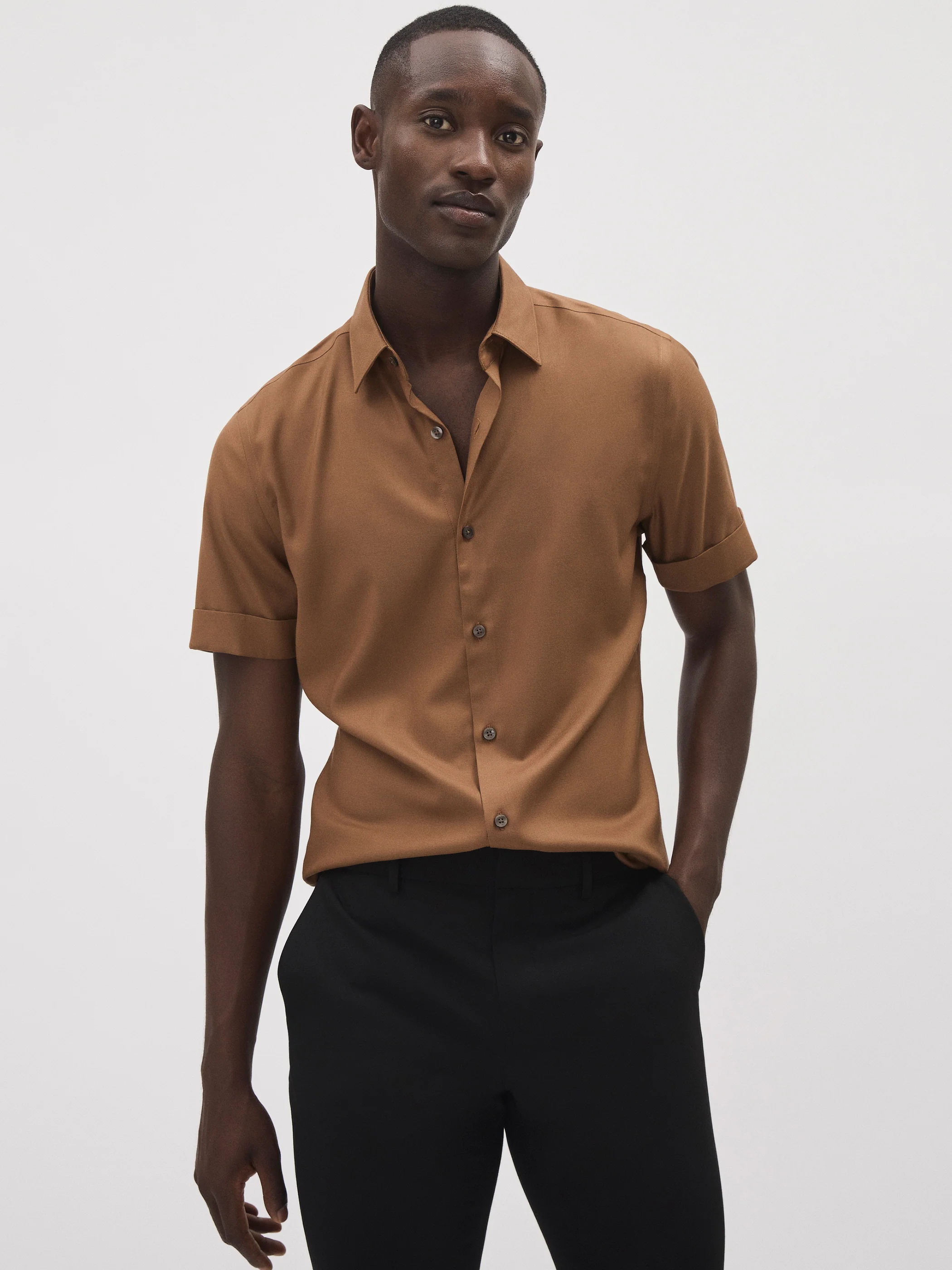 Slim Fit Performance Short Sleeve Shirt - Image 23