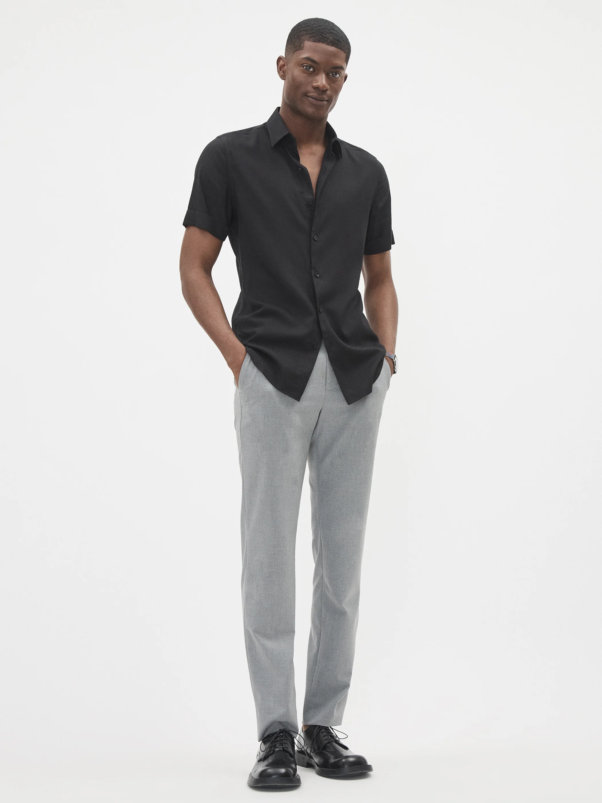 Slim Fit Performance Short Sleeve Shirt - Image 7