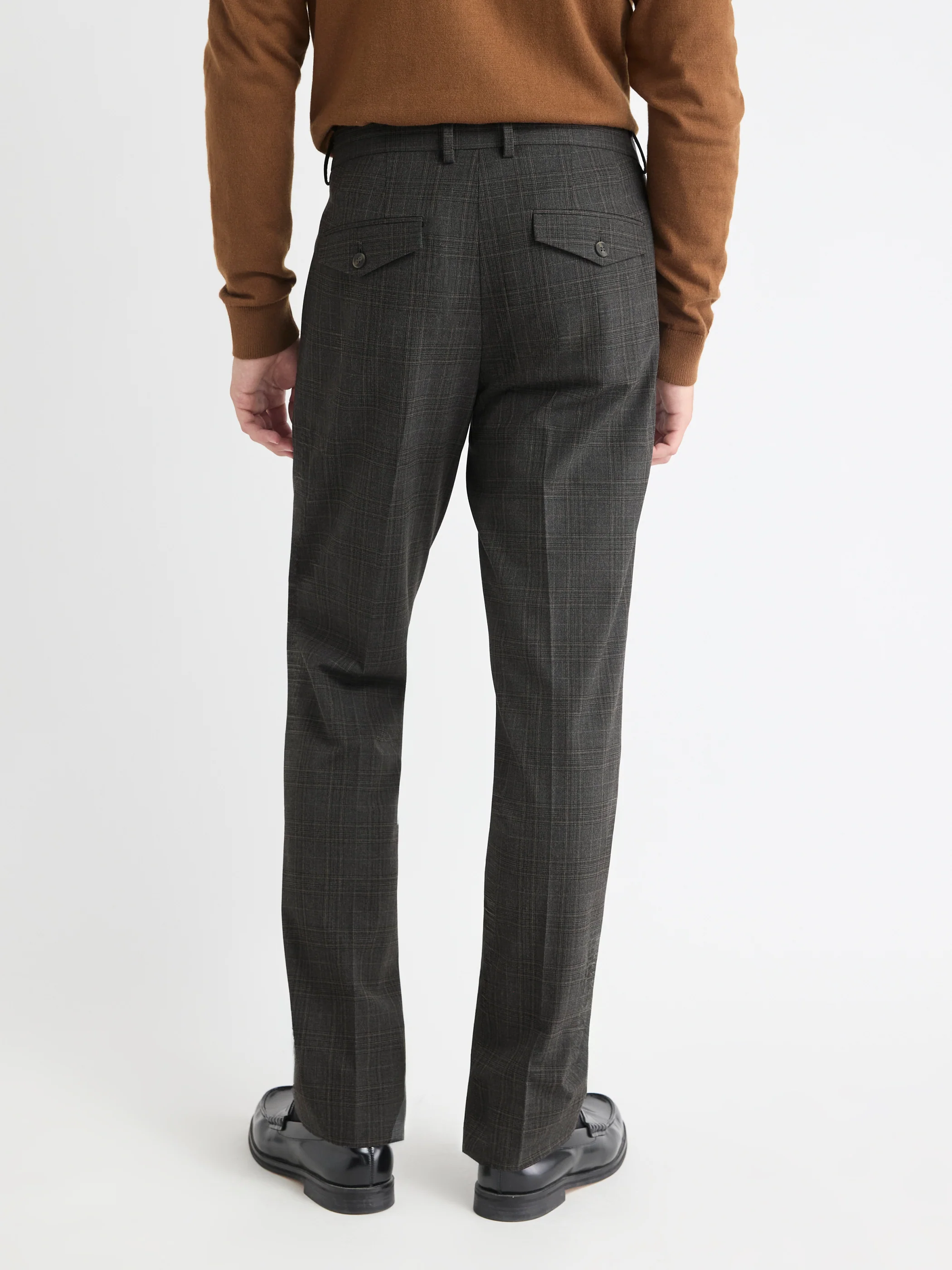 Slim Fit Prince-of-Wales Pant - Image 3