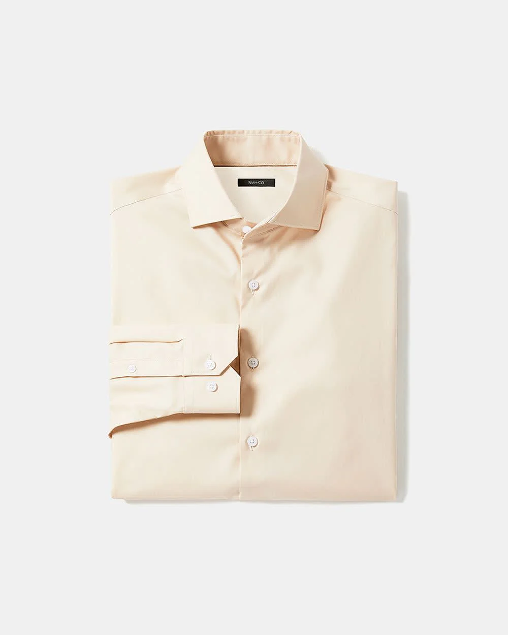 Slim Fit Solid Sateen Dress Shirt - Image 21