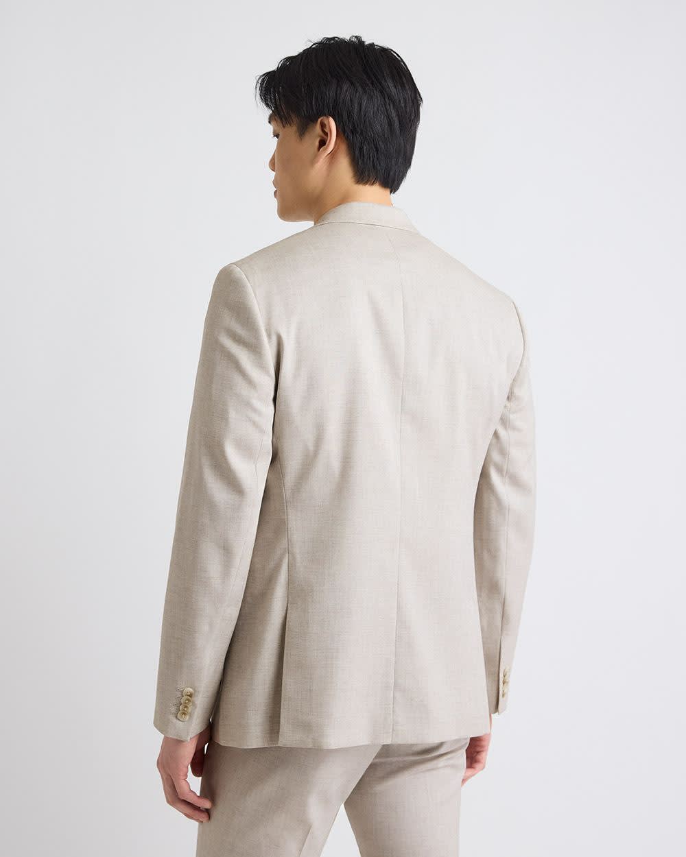 Slim Fit Stone Suit Blazer - Image 3