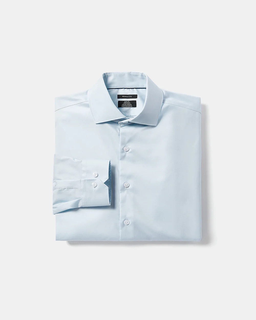 Slim Fit Stretch Dress Shirt - Image 10