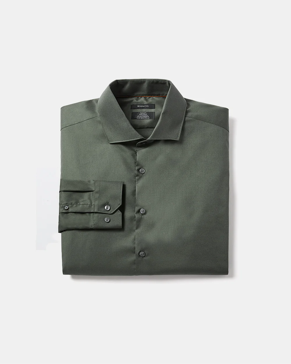 Slim Fit Stretch Dress Shirt - Image 6