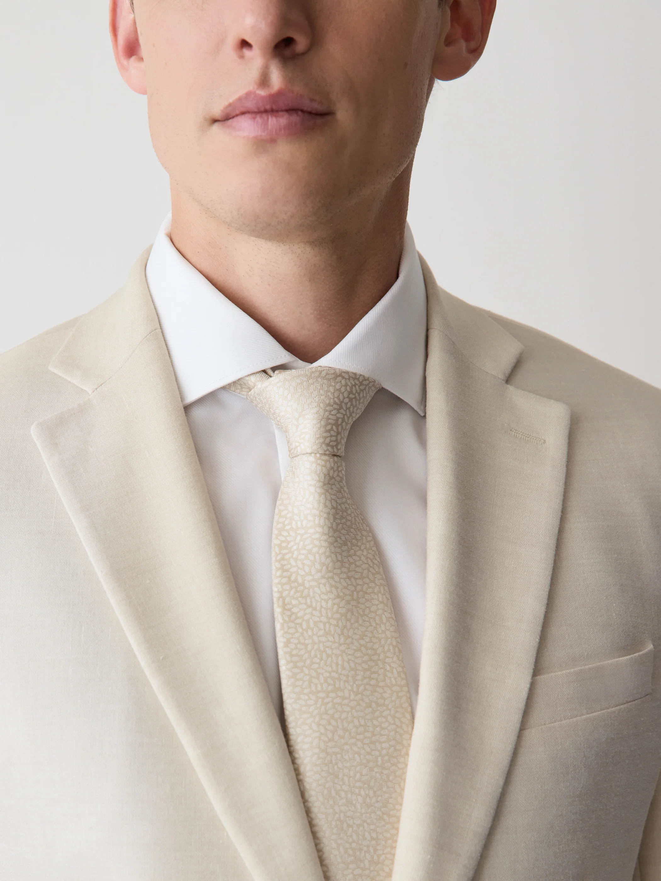 Slim Fit Stretch Linen Blazer - Image 8
