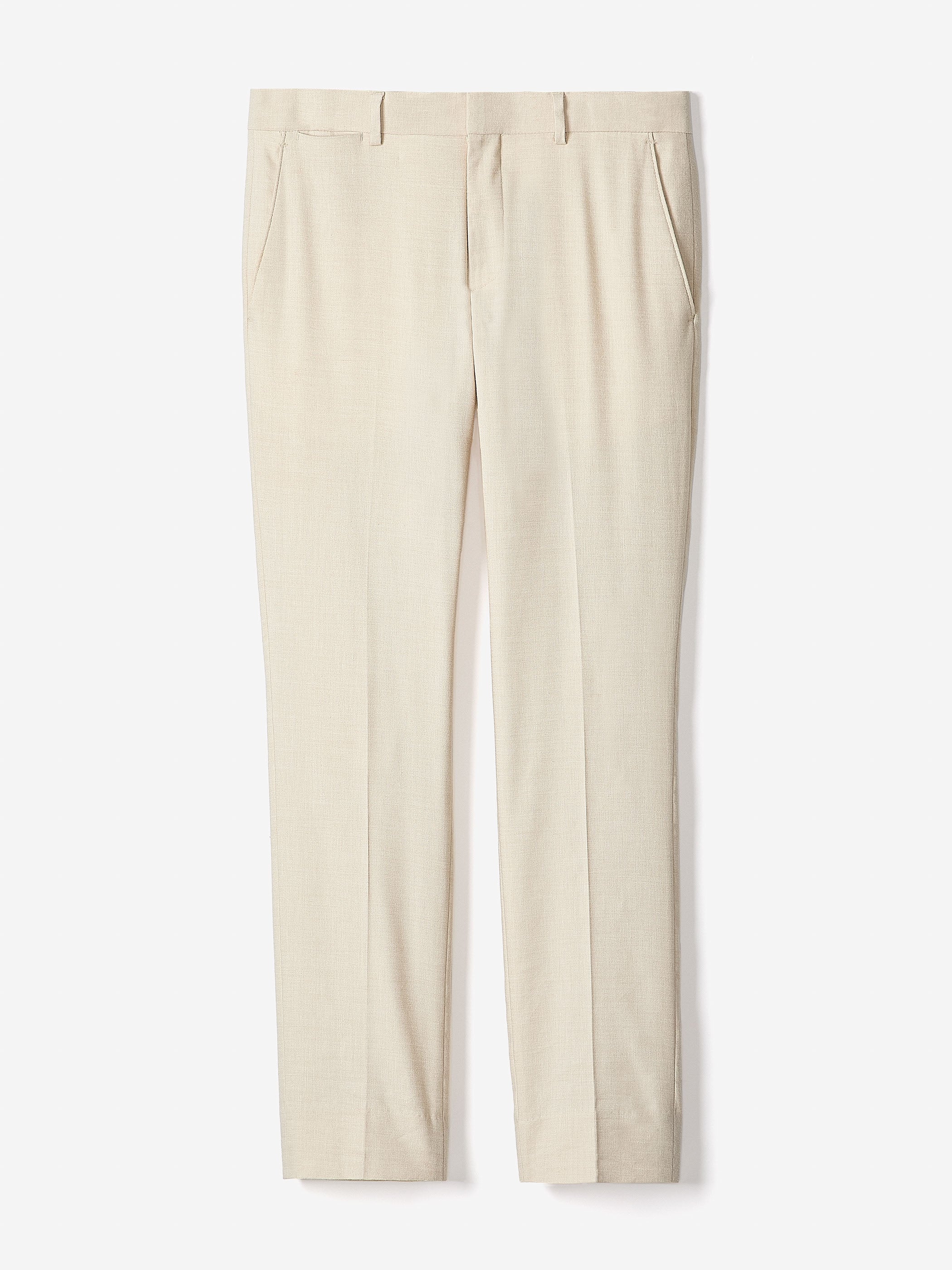 Slim Fit Stretch Linen Suit Pant - Image 8