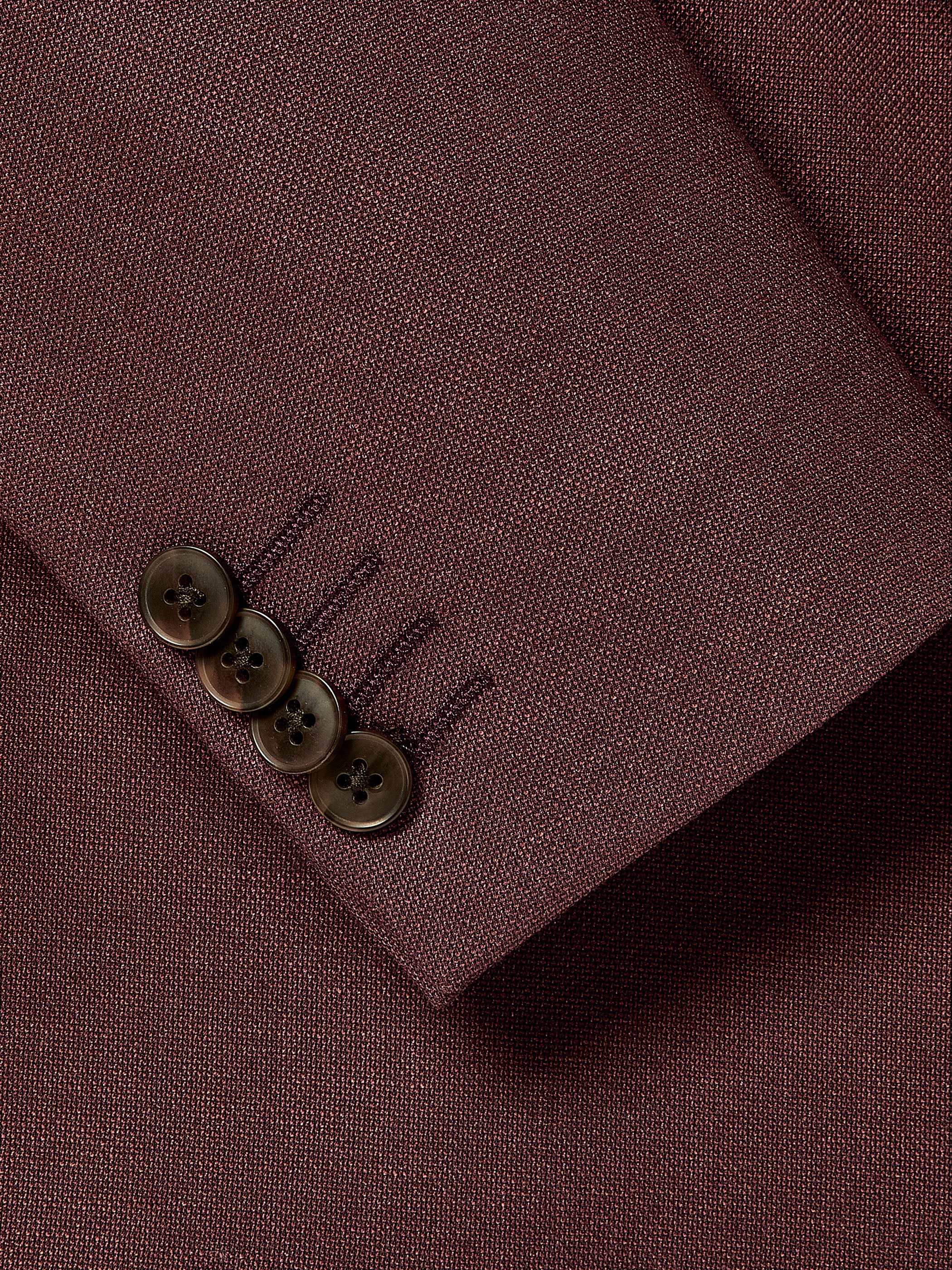 Slim-Fit Berry Suit Blazer - Image 5
