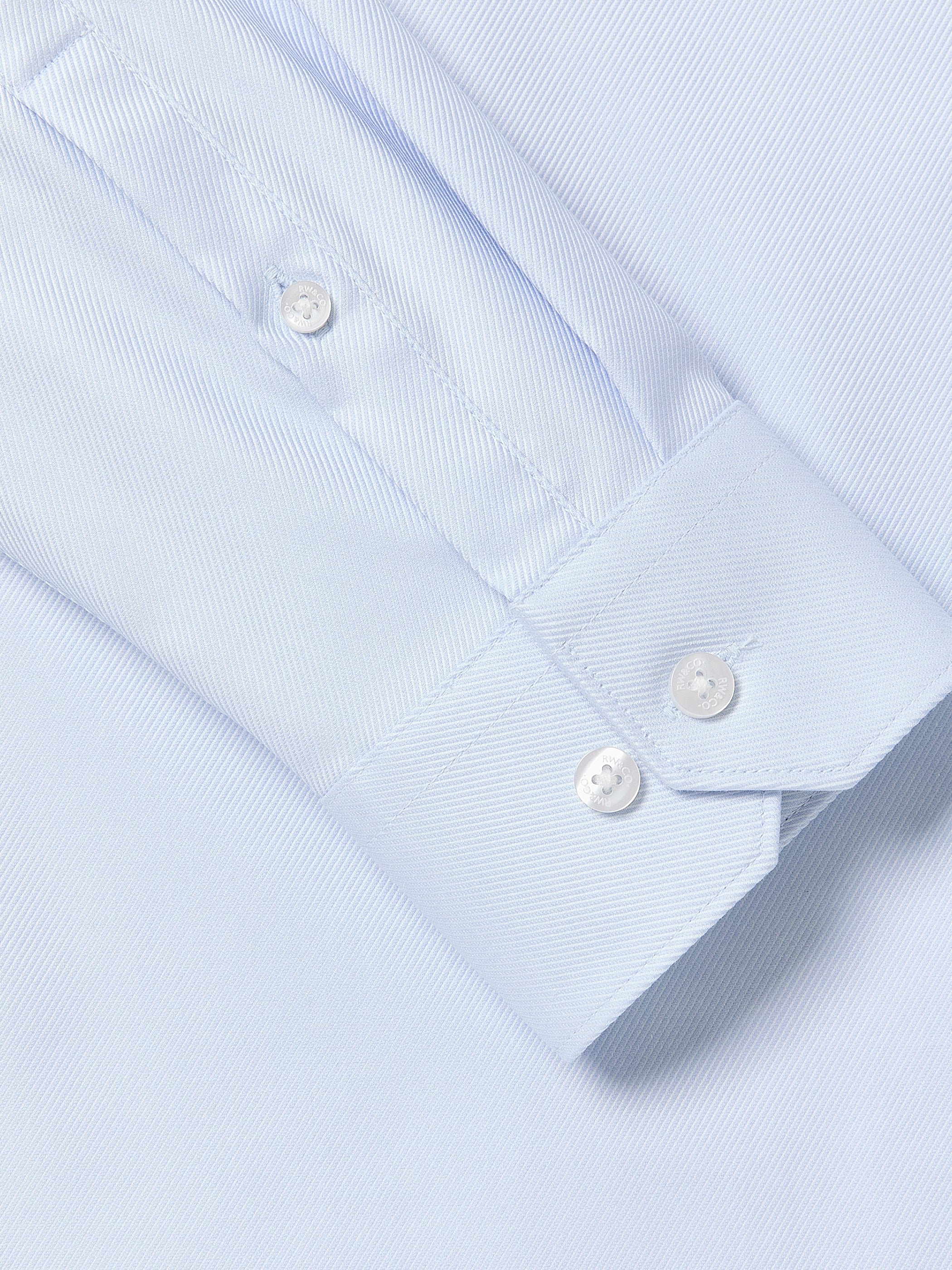 Slim Fit White Dress Shirt - Image 10